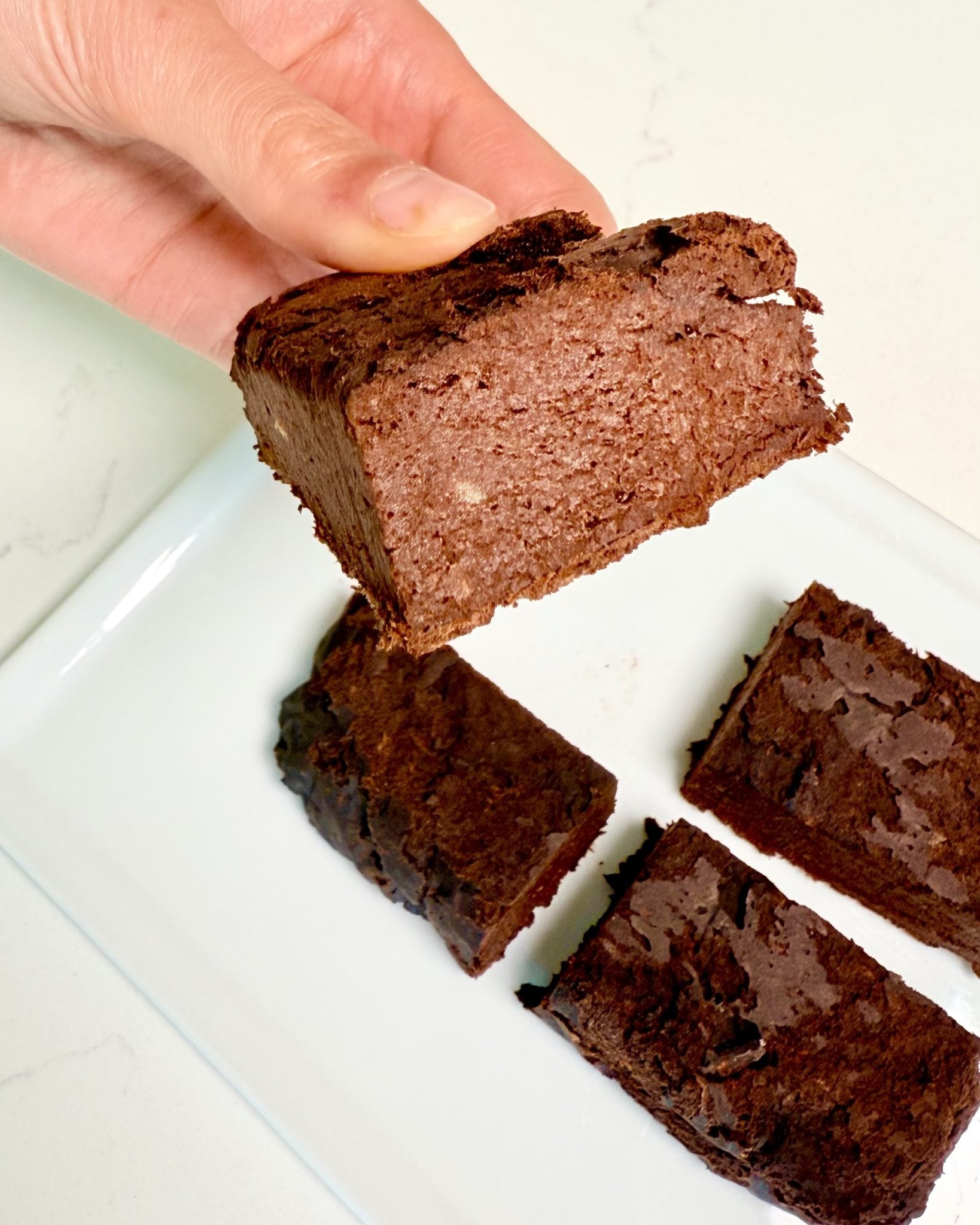 3-Ingredient Protein Brownies