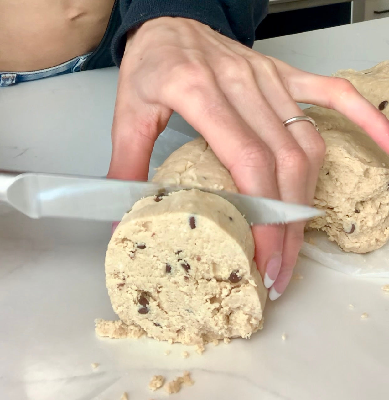 Cashew Cookie Dough Log 