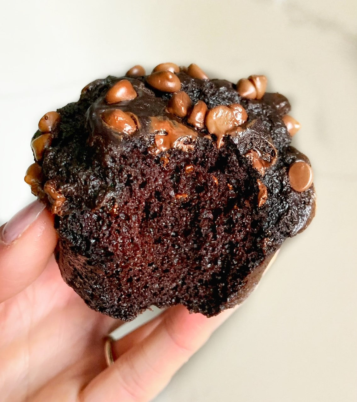 Triple Chocolate Protein Muffins