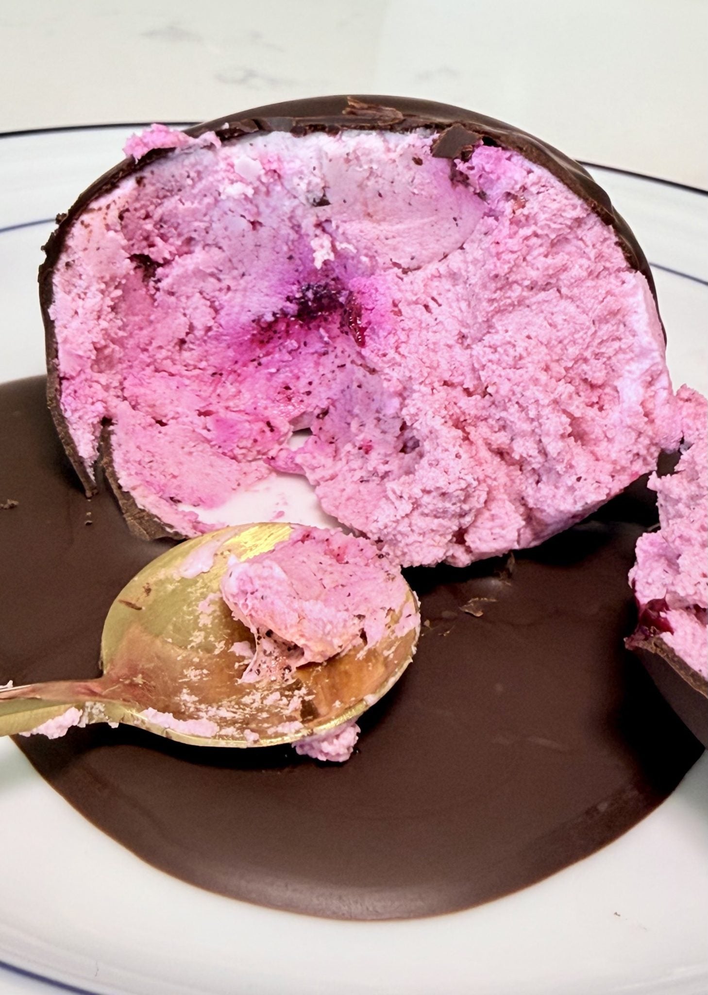 Strawberry Dry Protein Yogurt Ball 