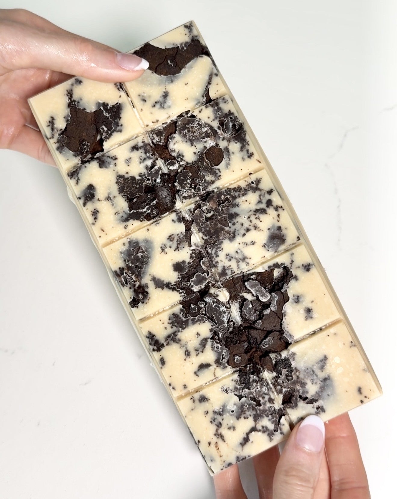 Homemade Cookies and Cream Candy Bar (Vegan, Keto, Paleo)