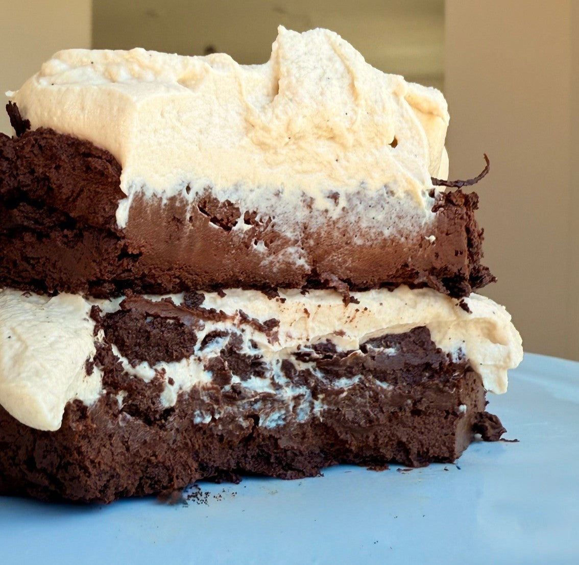 3-Ingredient Fudgy Pear Brownies