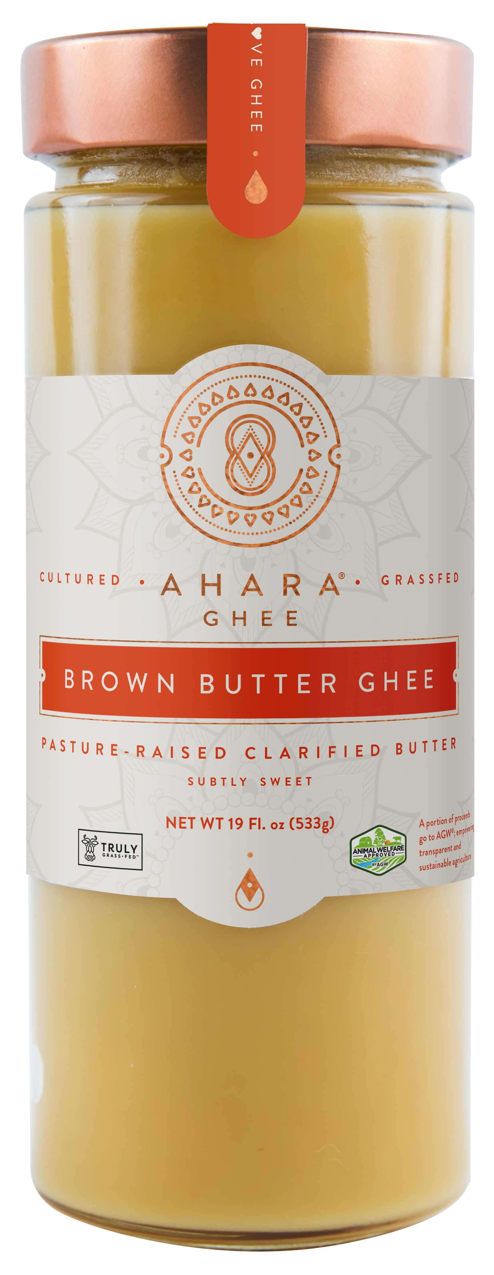Ahara Rasa Grass-Fed Brown Butter Ghee