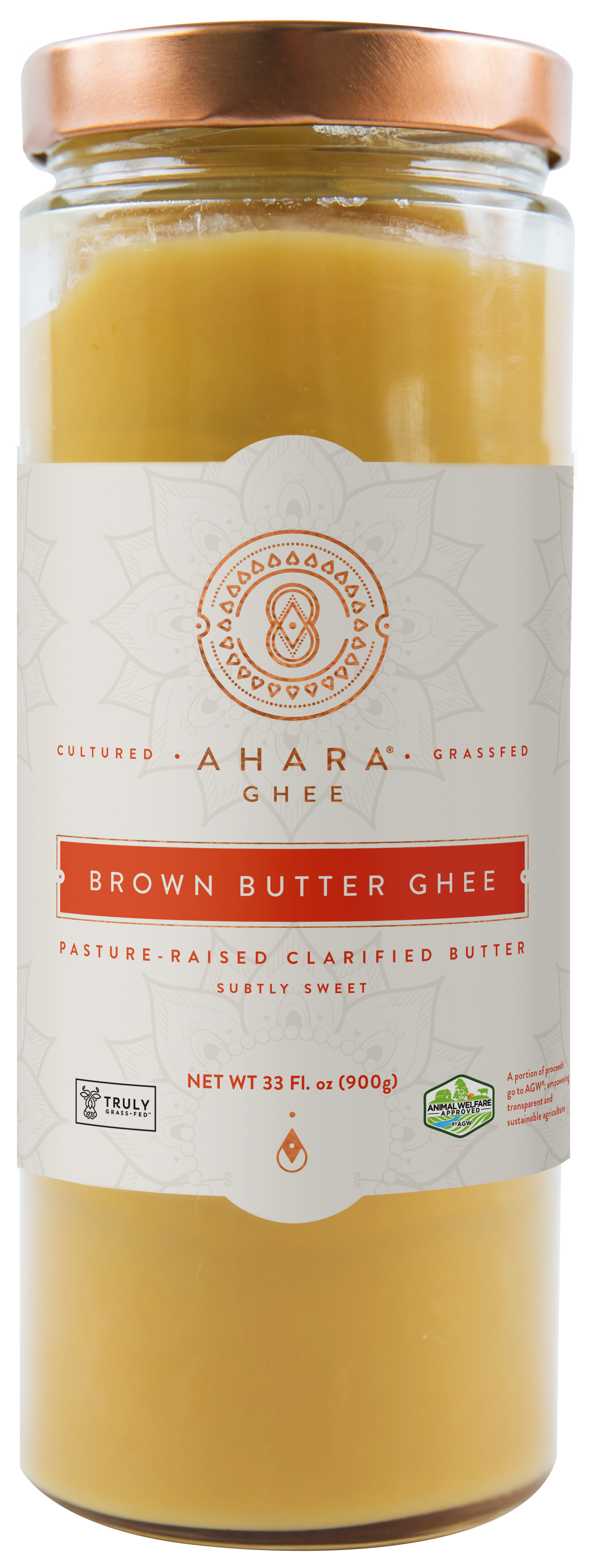 Ahara Rasa Grass-Fed Brown Butter Ghee