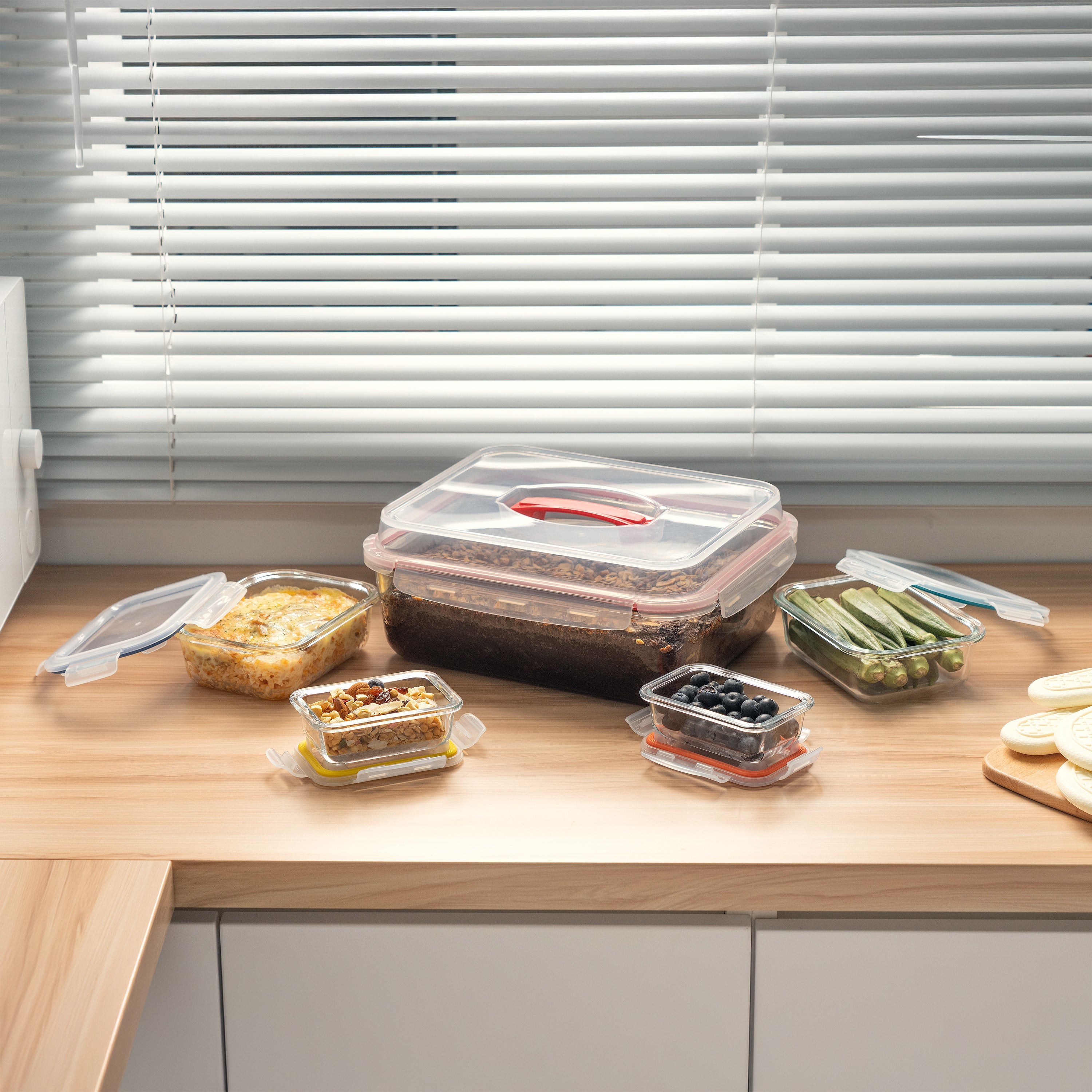 Genicook Bake & Carry Glass Set