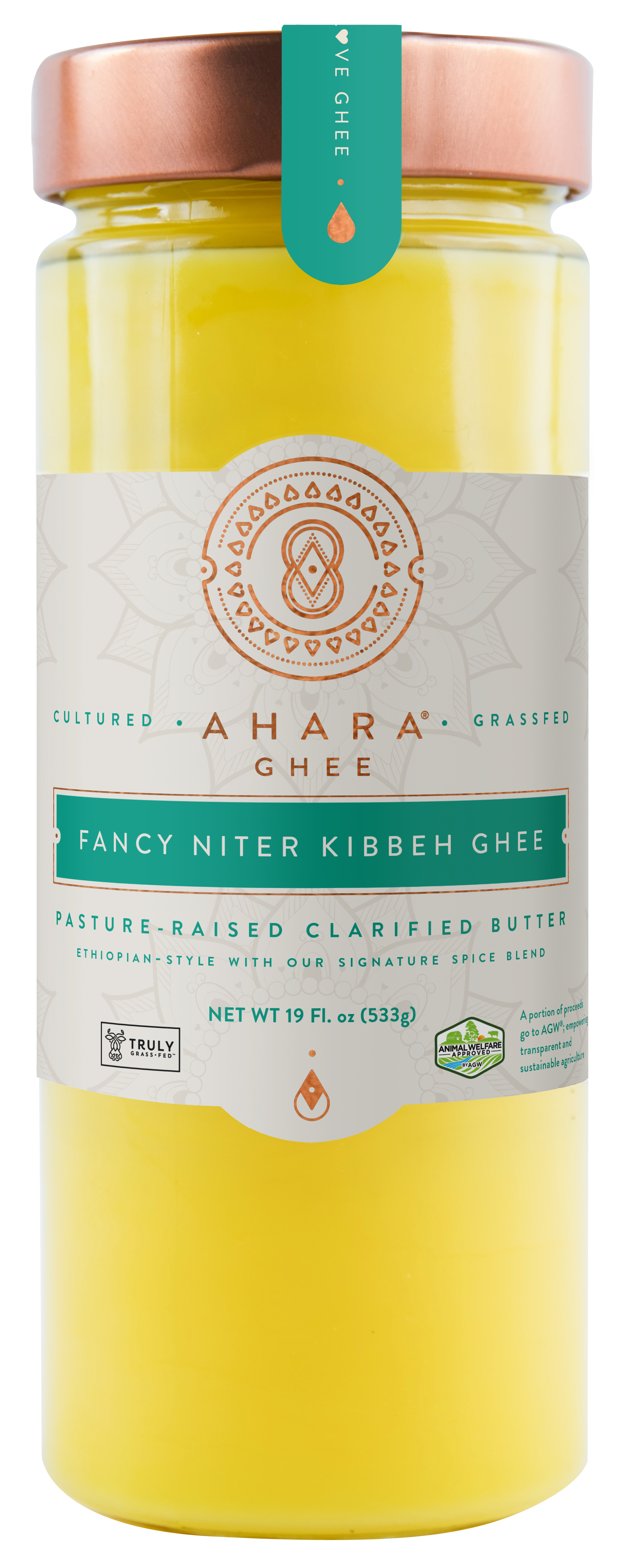 Ahara Rasa Grass-Fed Fancy Niter Kibeh Ghee