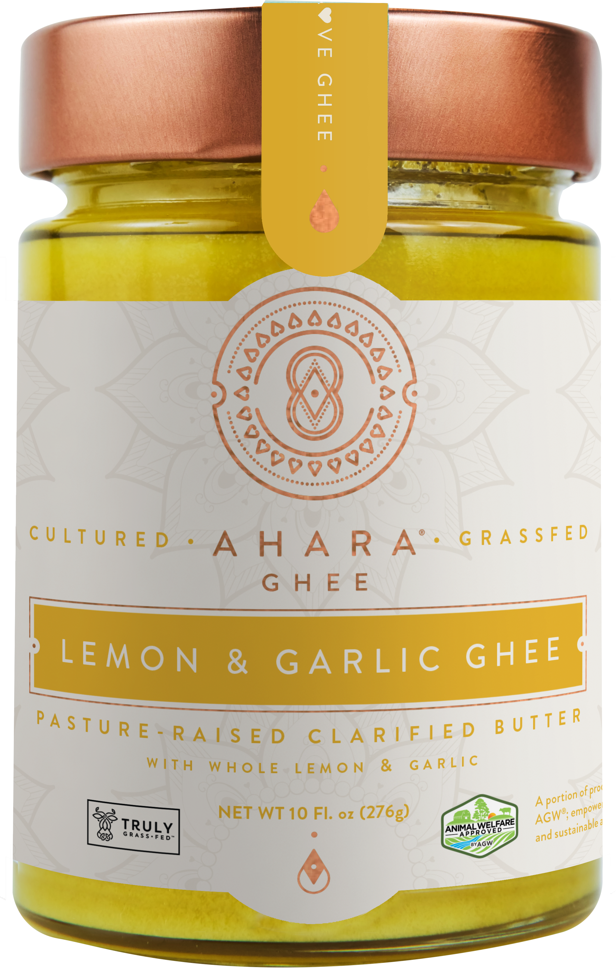Ahara Rasa Grass-Fed Lemon & Garlic Ghee