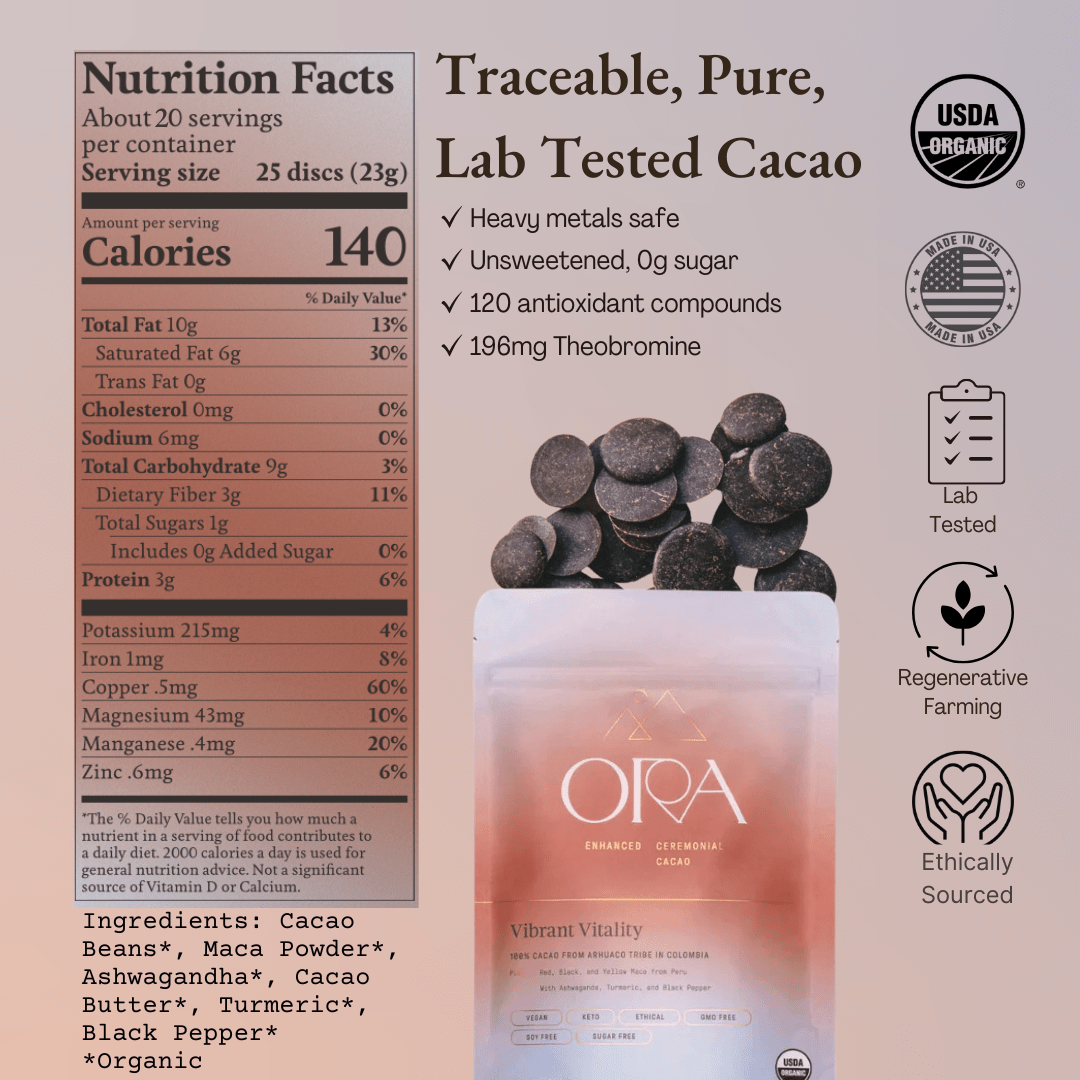 Ora Cacao Vibrant Vitality Cacao