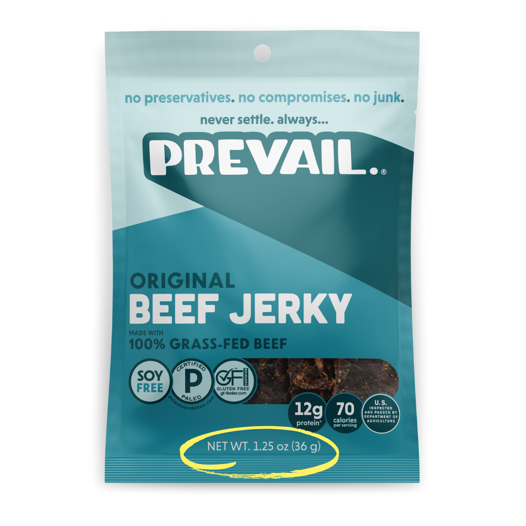 Prevail Original Beef Jerky Single Serve 8 pack