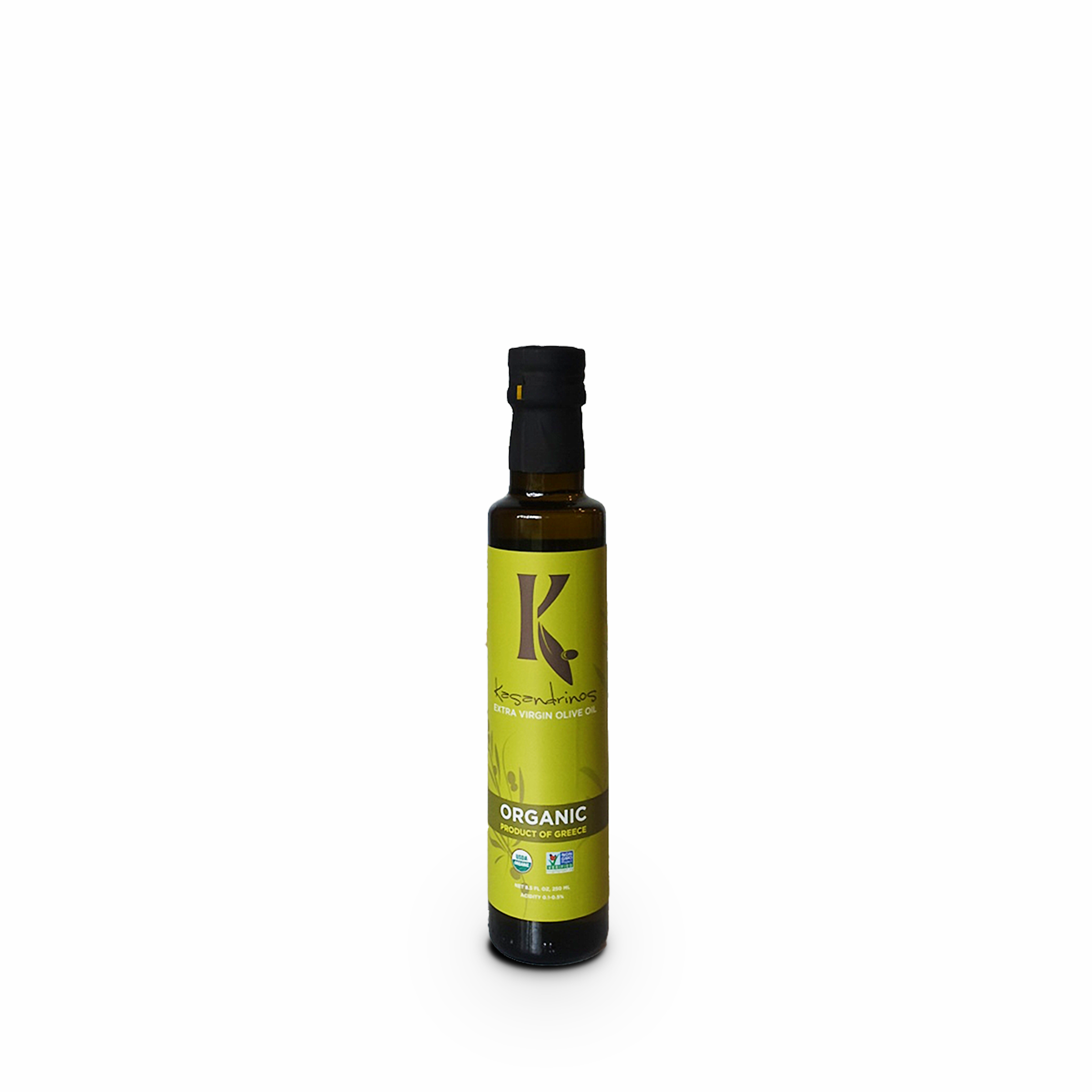 Kasandrinos Organic Extra Virgin Olive Oil 250ml Bottle