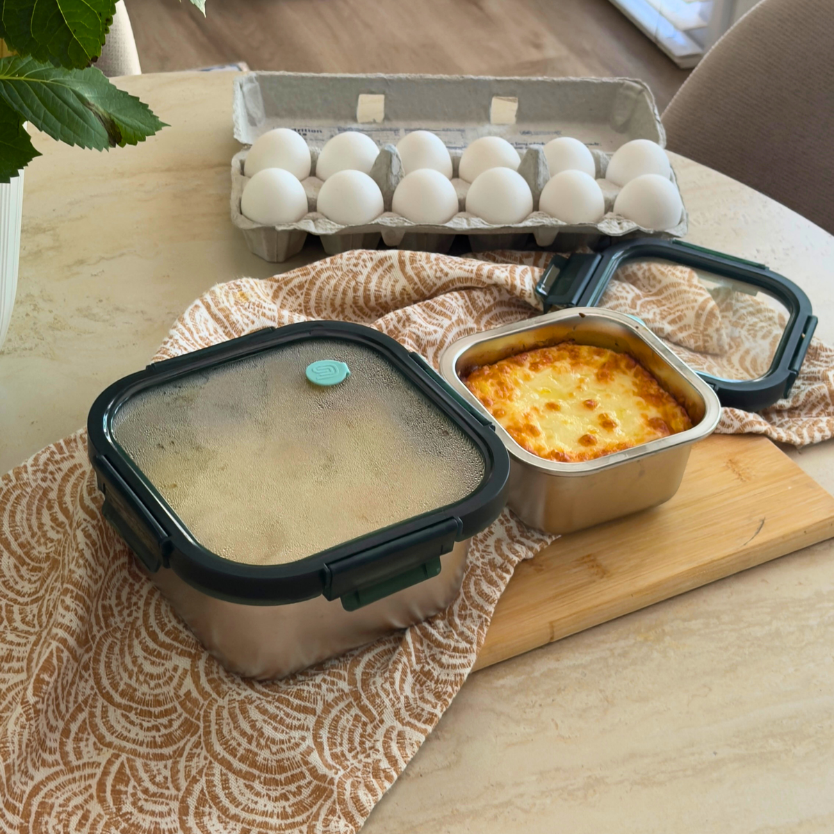 Genicook Square Stainless Steel Containers