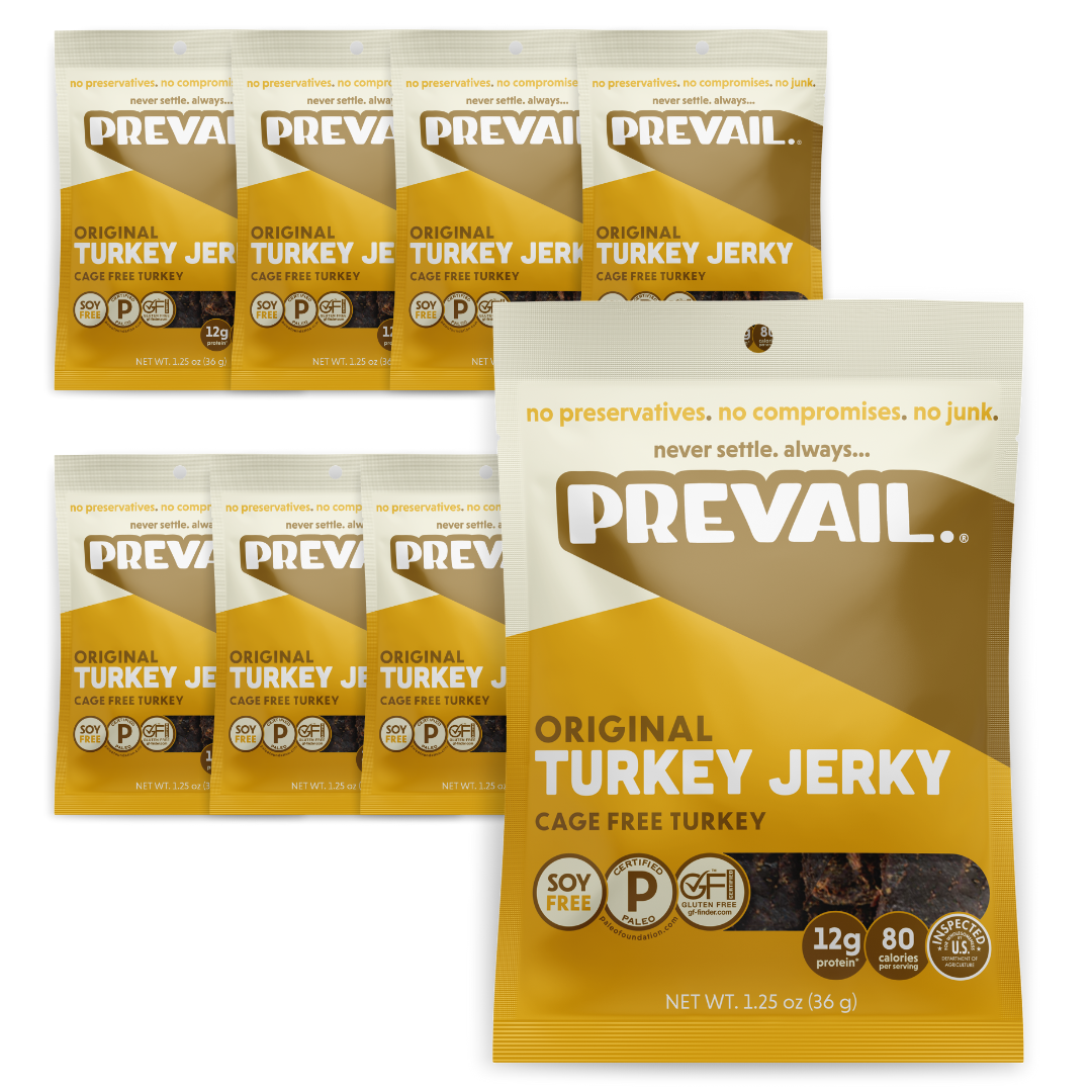 Prevail Original Turkey Jerky Single Serve 8 pack