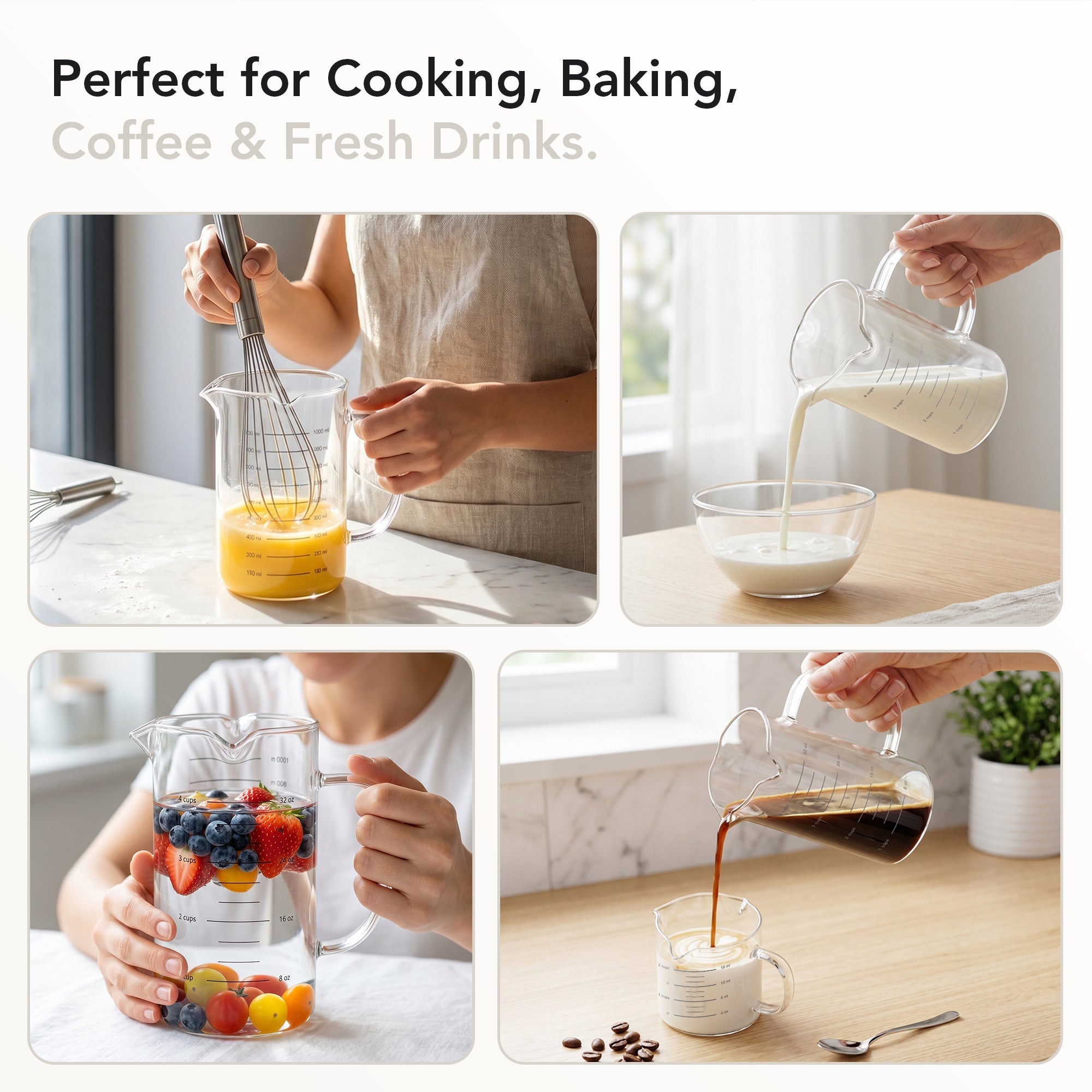 Genicook 3 Spout Measuring Cups