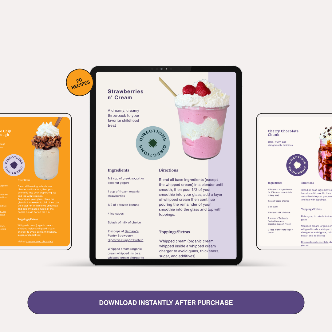 20 Gut-Loving Smoothie Recipes (E-Book)