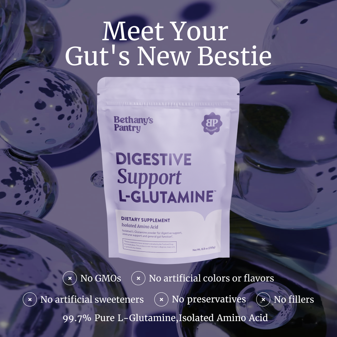 Digestive Support L-Glutamine – 99.7% pure plant-based amino acid for digestive support