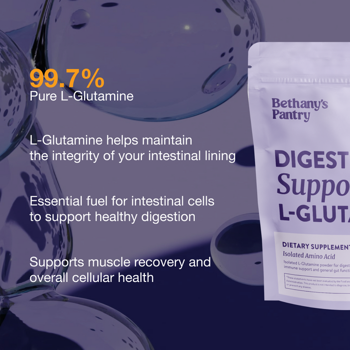 Digestive Support L-Glutamine Powder Amino Acid for Gut Health ...