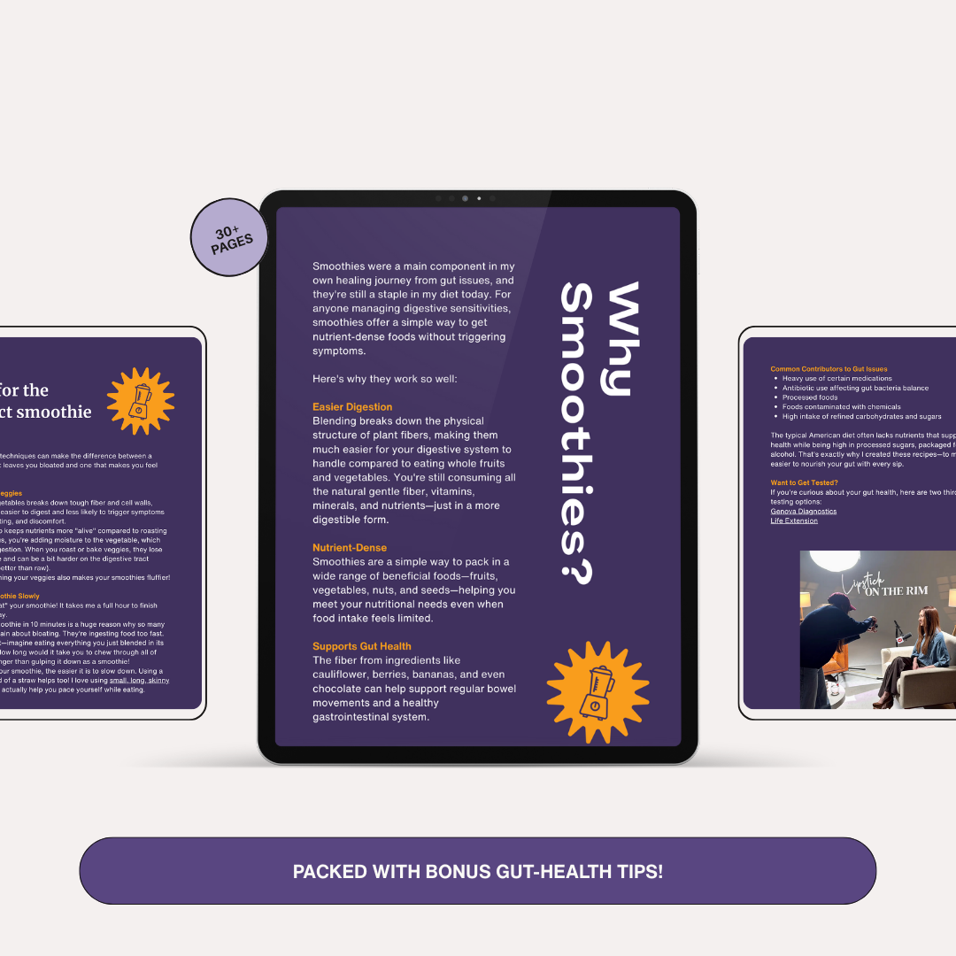 20 Gut-Loving Smoothie Recipes (E-Book)