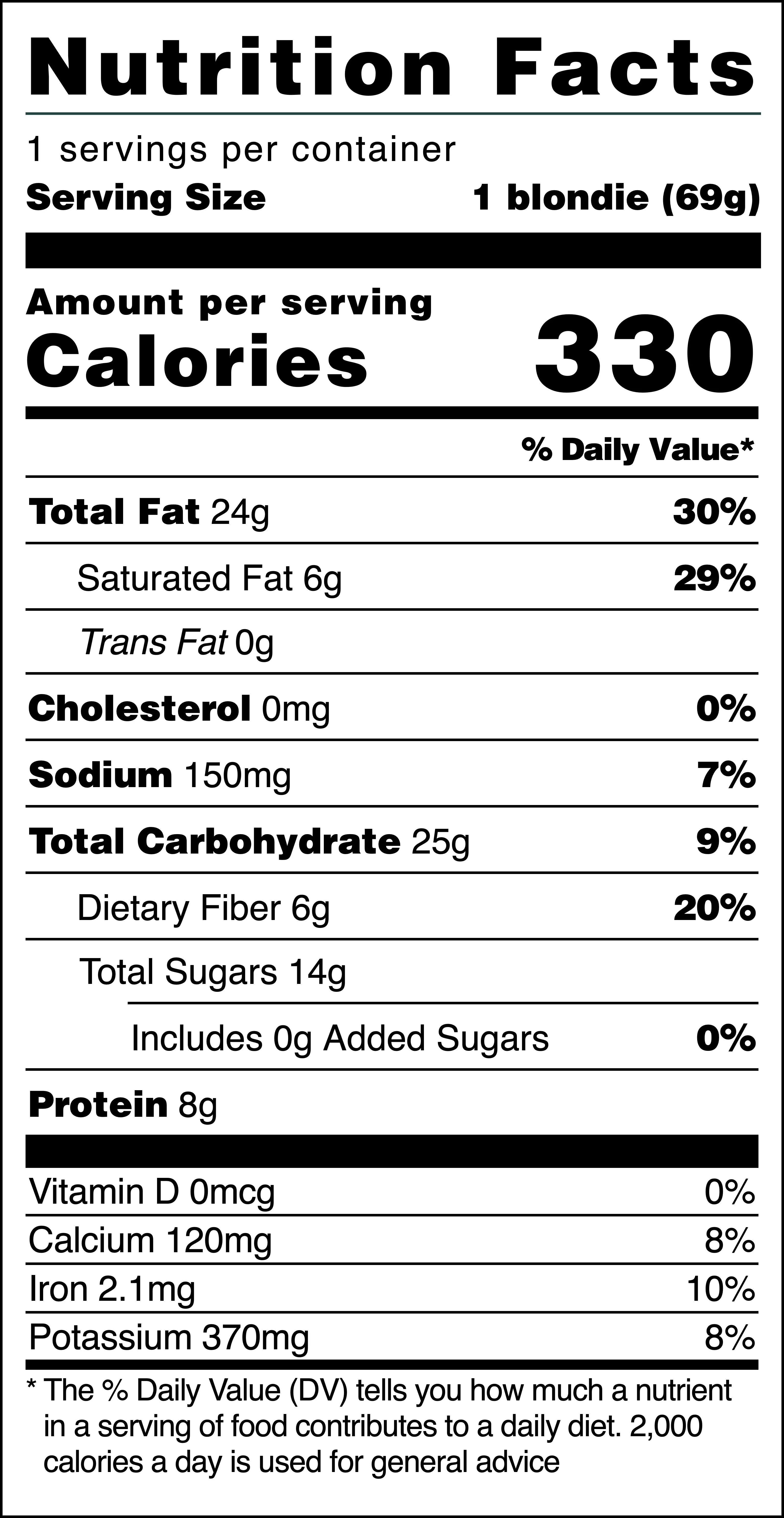 Nowhere Bakery Blondies