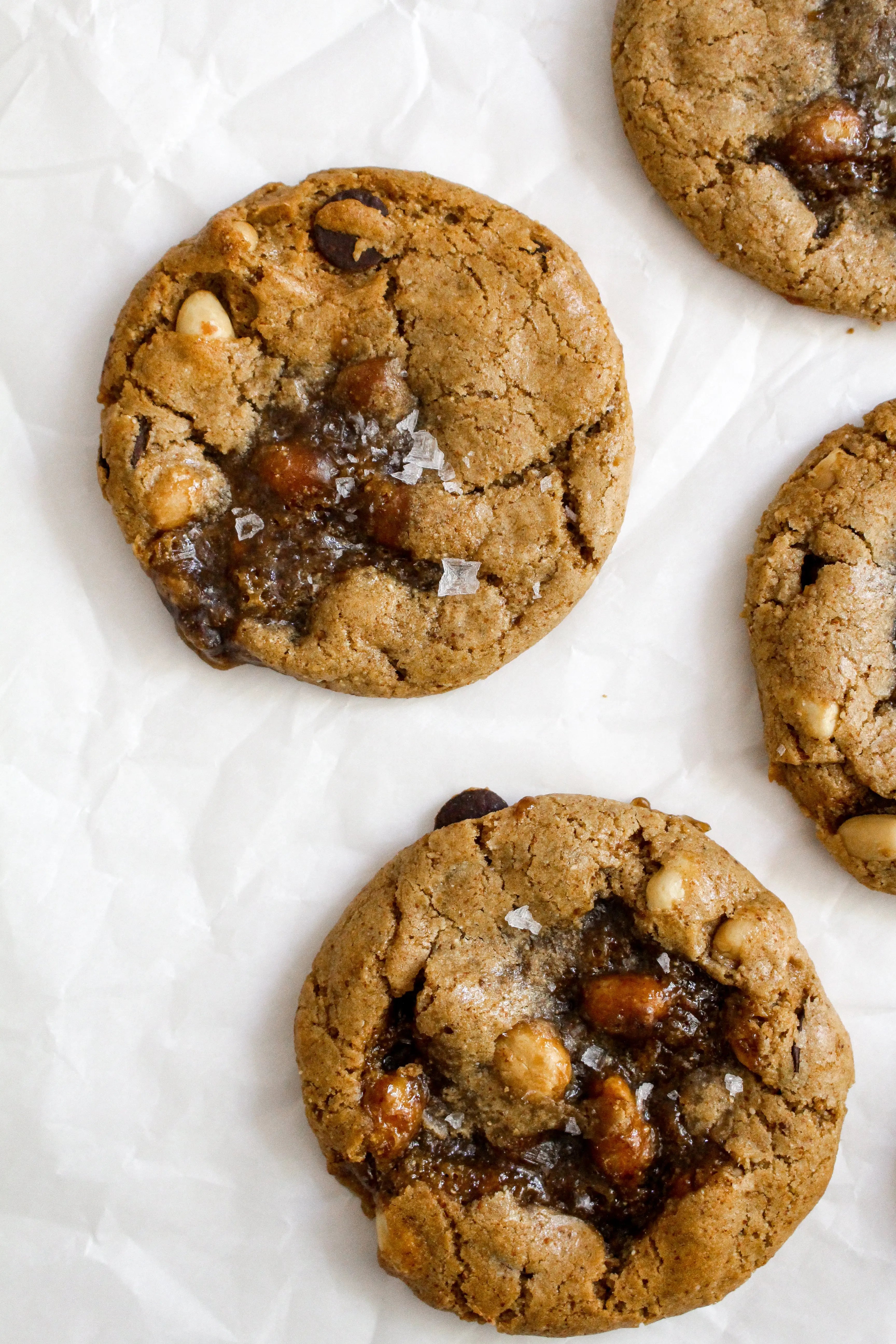 Candy Bar Cookies with @rachaelsgoodeats