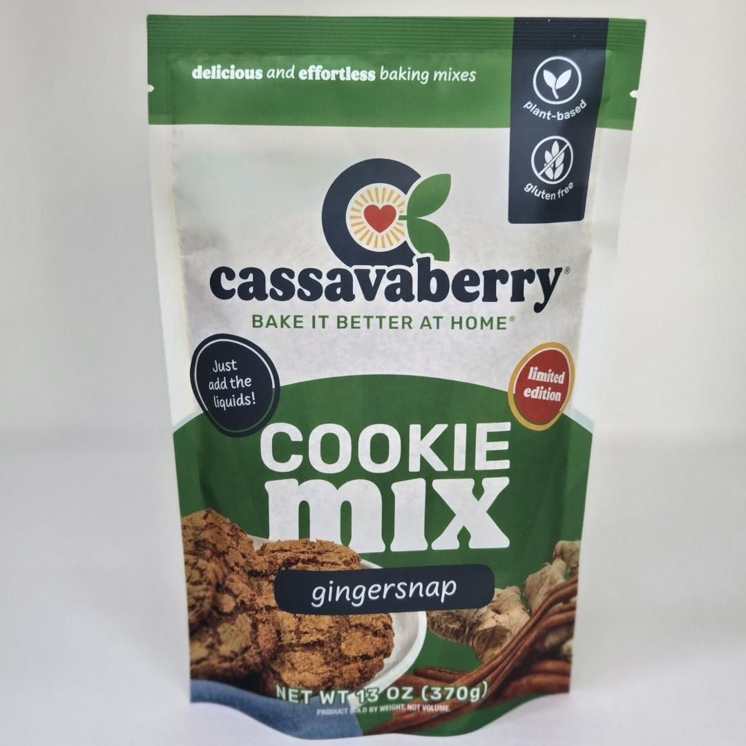Cassavaberry® Gingersnap Almond Flour Cookie Mix **Limited Edition**