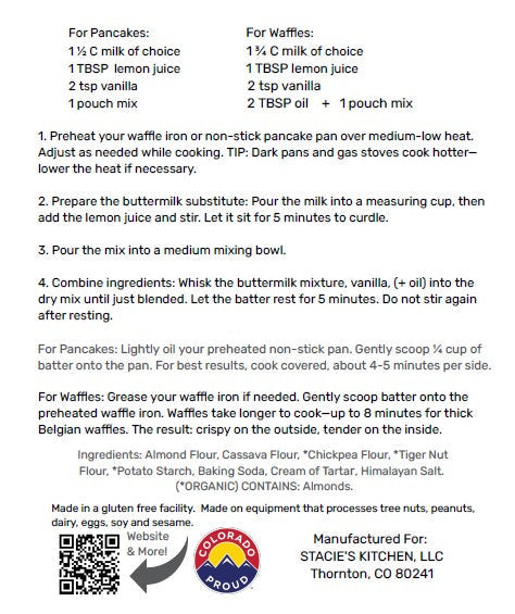 Cassavaberry® Pancakes, Waffles & More Mix