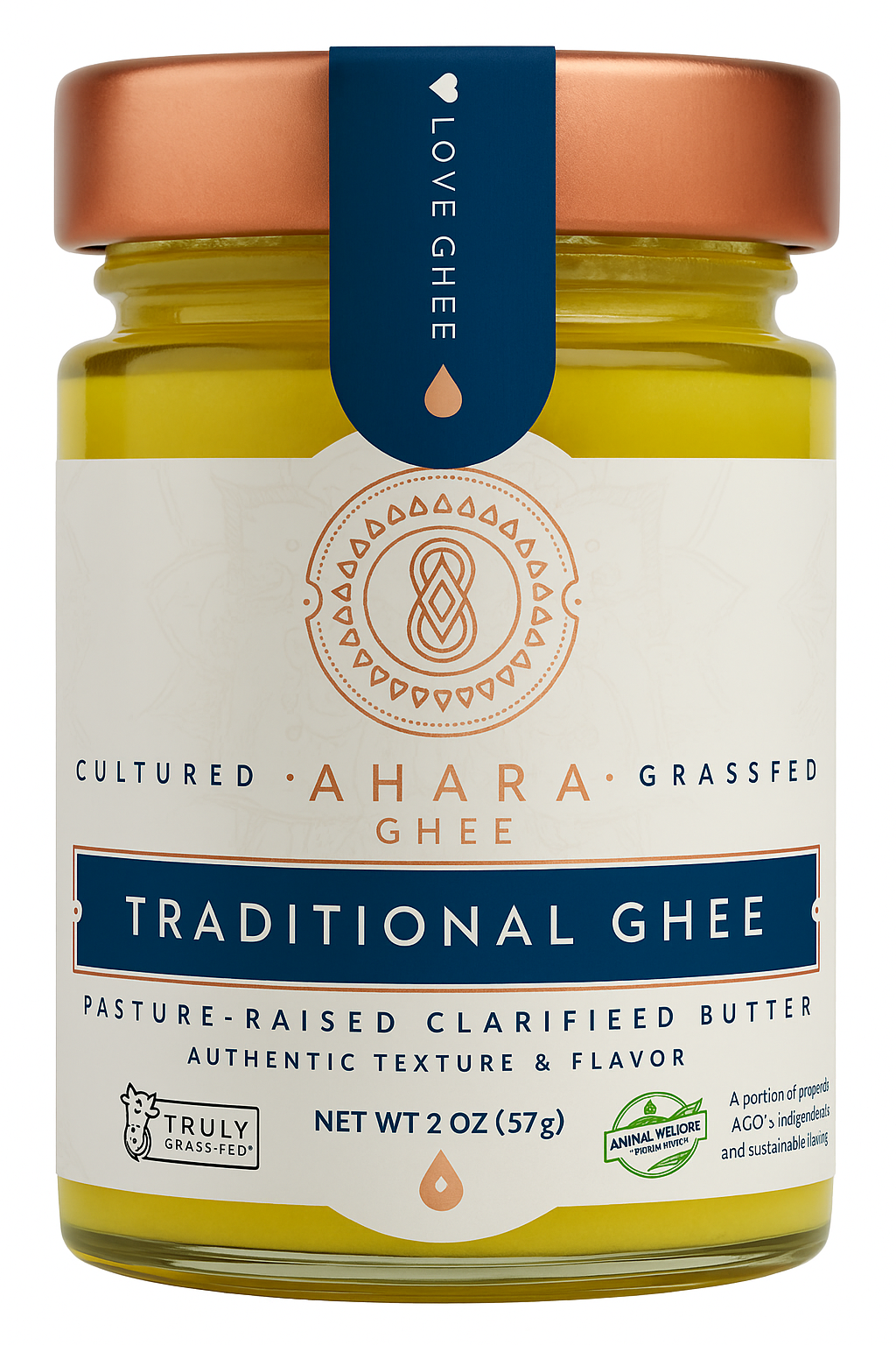 Ahara Rasa Grass-Fed Traditional Ghee