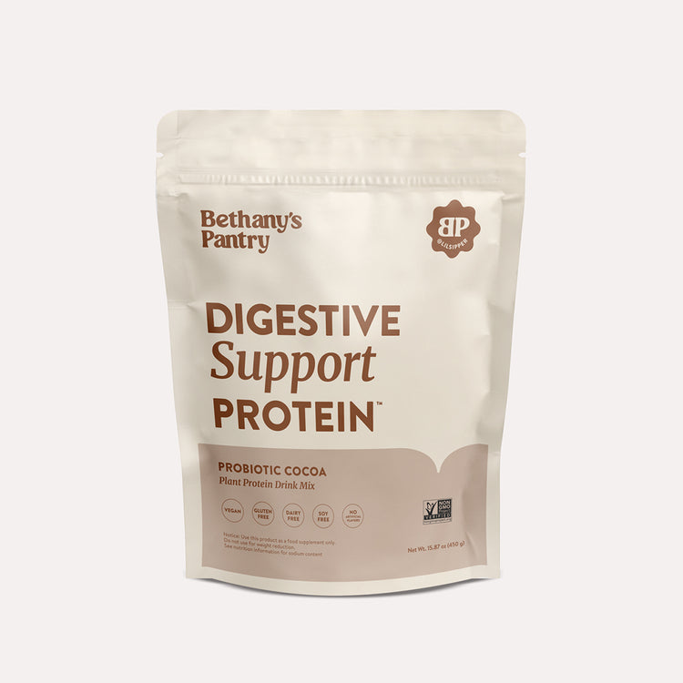 Digestive Support Protein Cocoa flavor – Non-GMO, gut-friendly protein powder