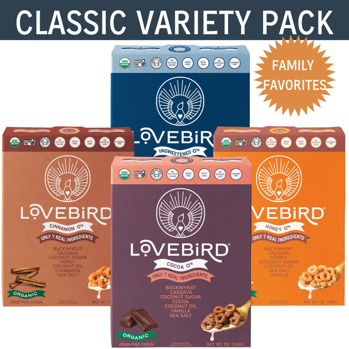 Lovebird Cereal Sampler Pack