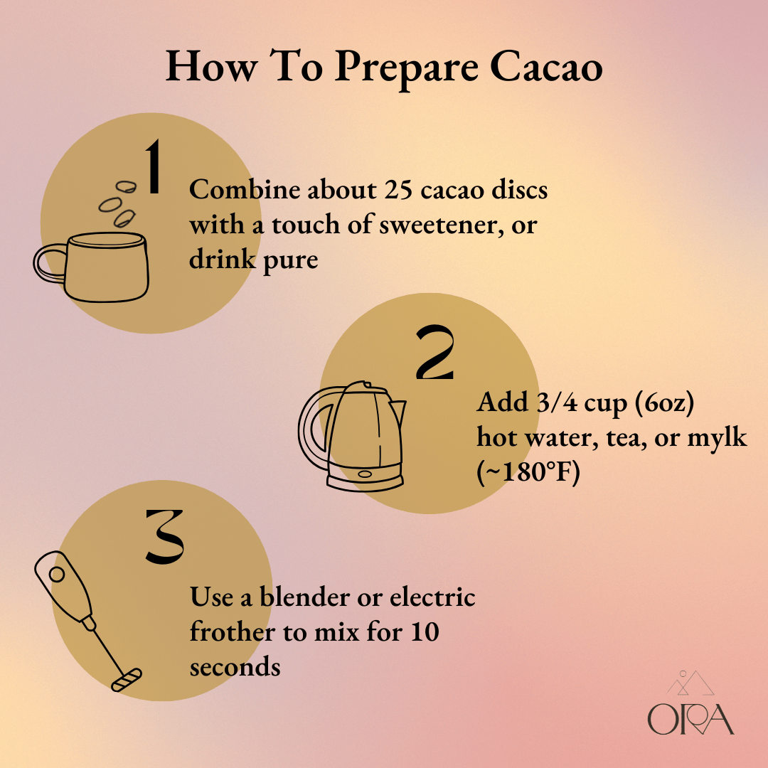 Ora Cacao Tantric Rose Blossom Cacao
