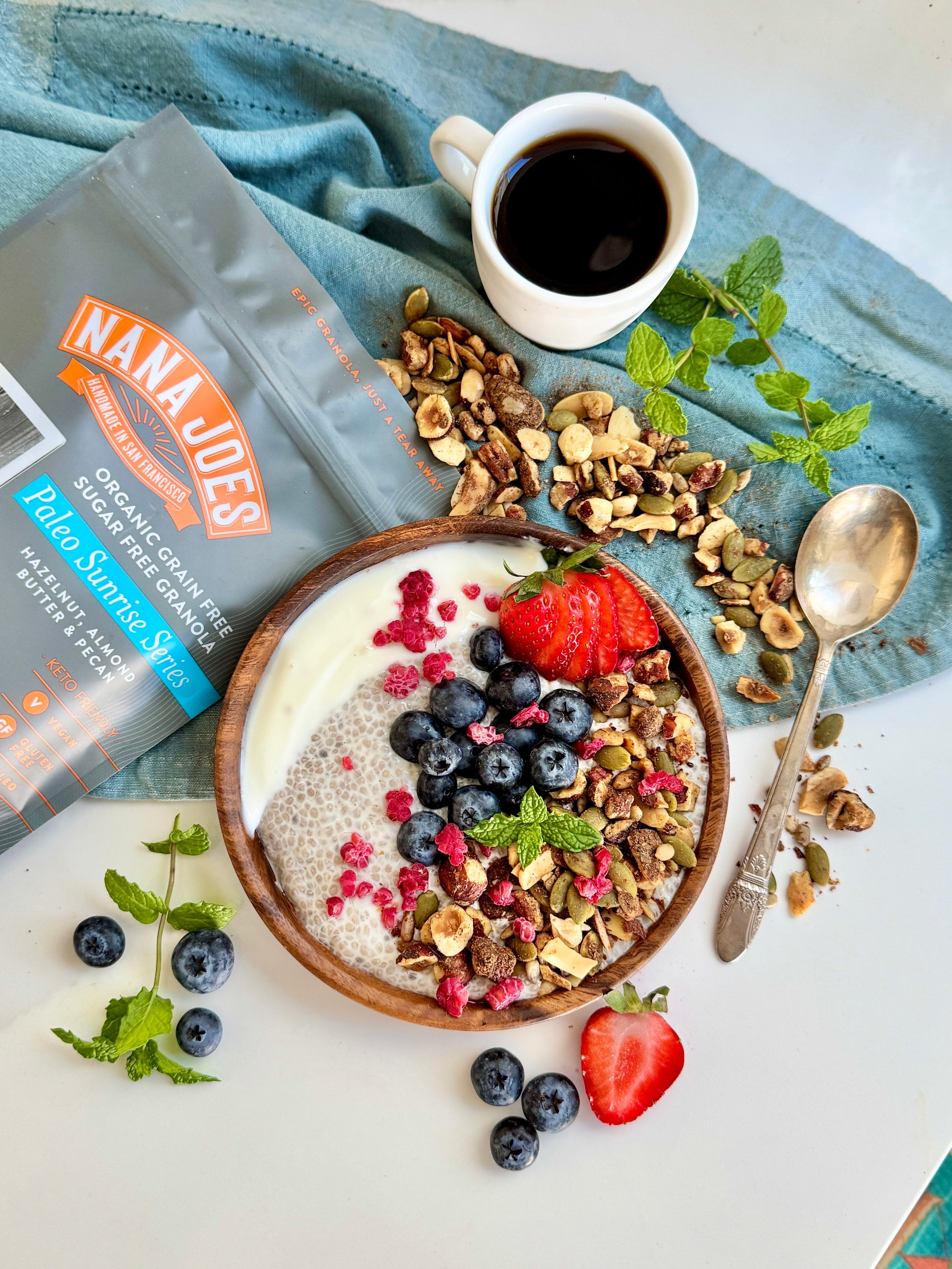 Nana Joes Organic Paleo Hazelnut, Almond Butter & Pecan (Keto-Friendly)