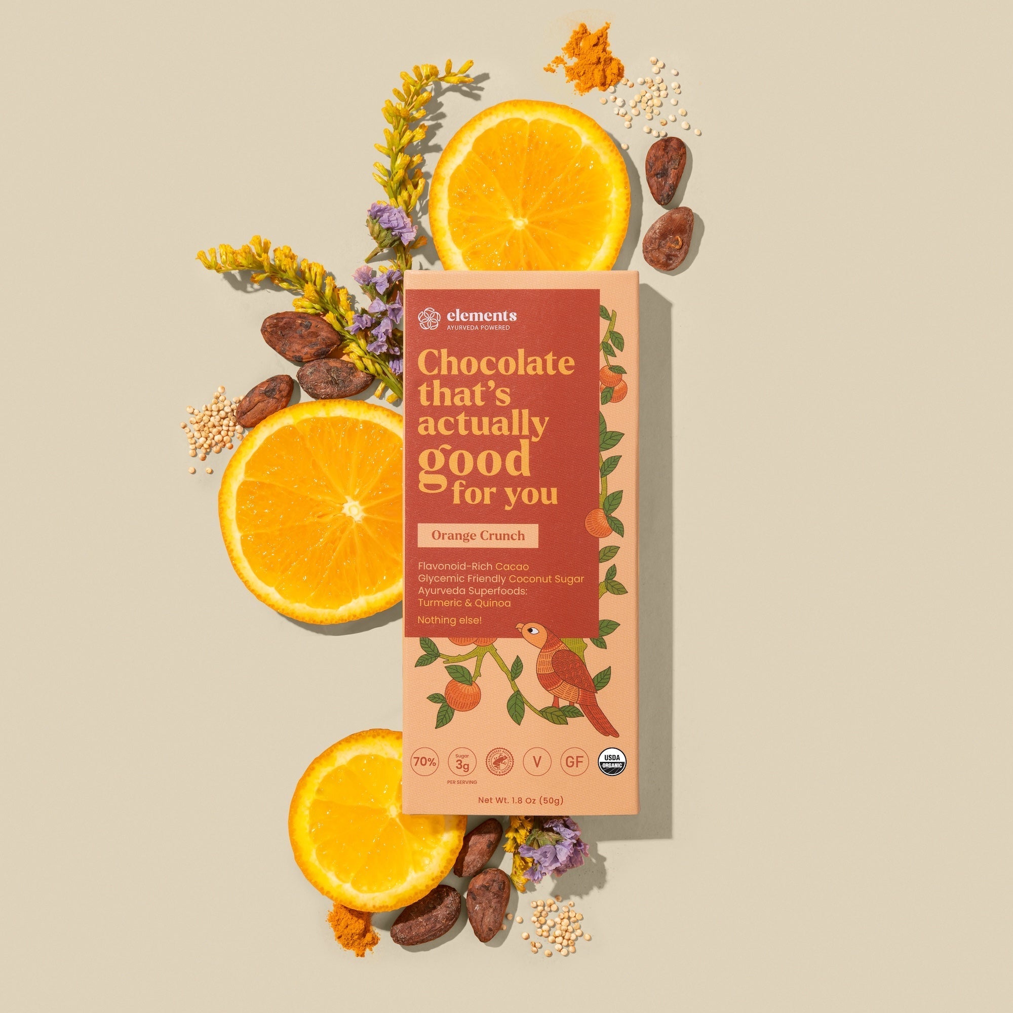 Elements Truffles Orange Crunch
