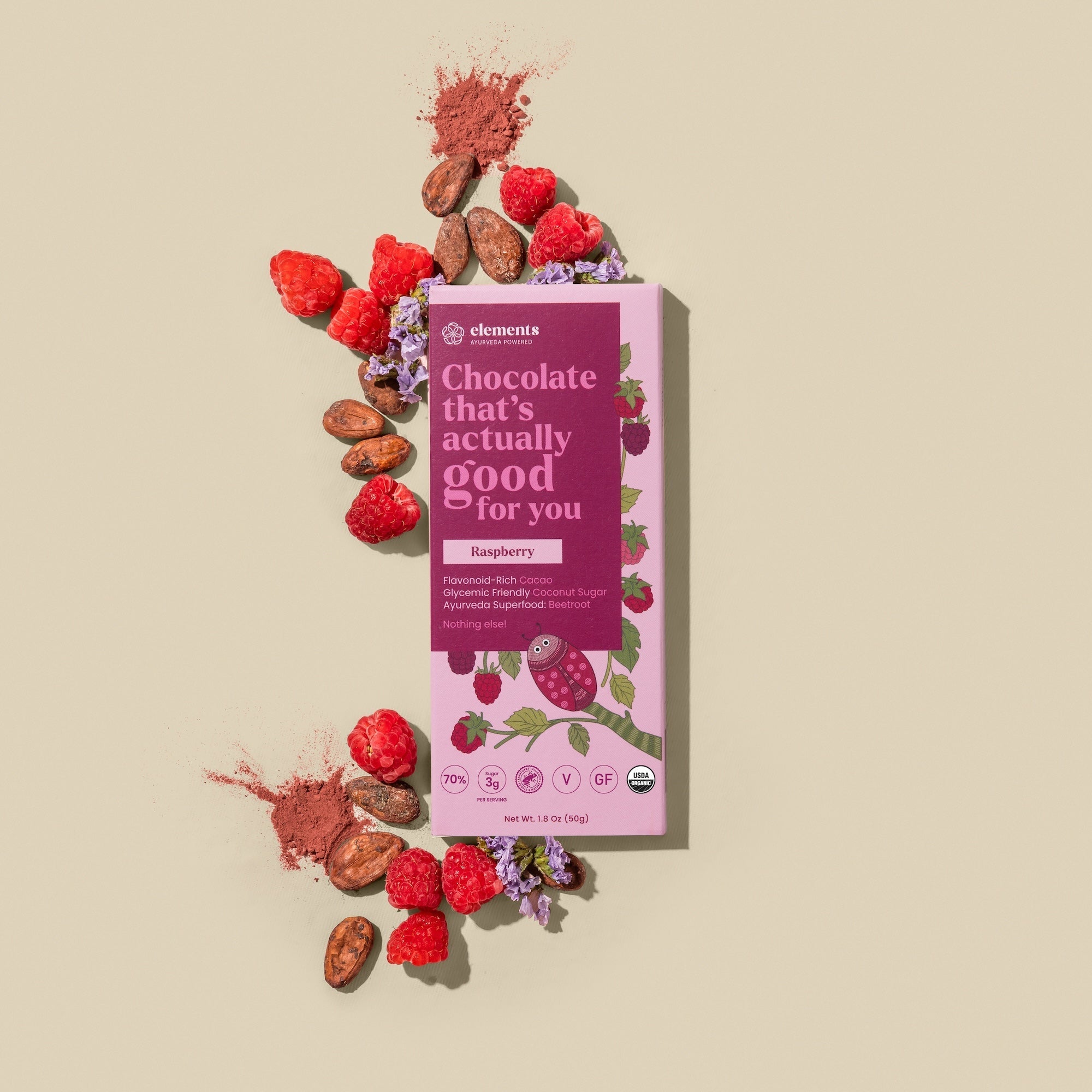Elements Truffles Raspberry