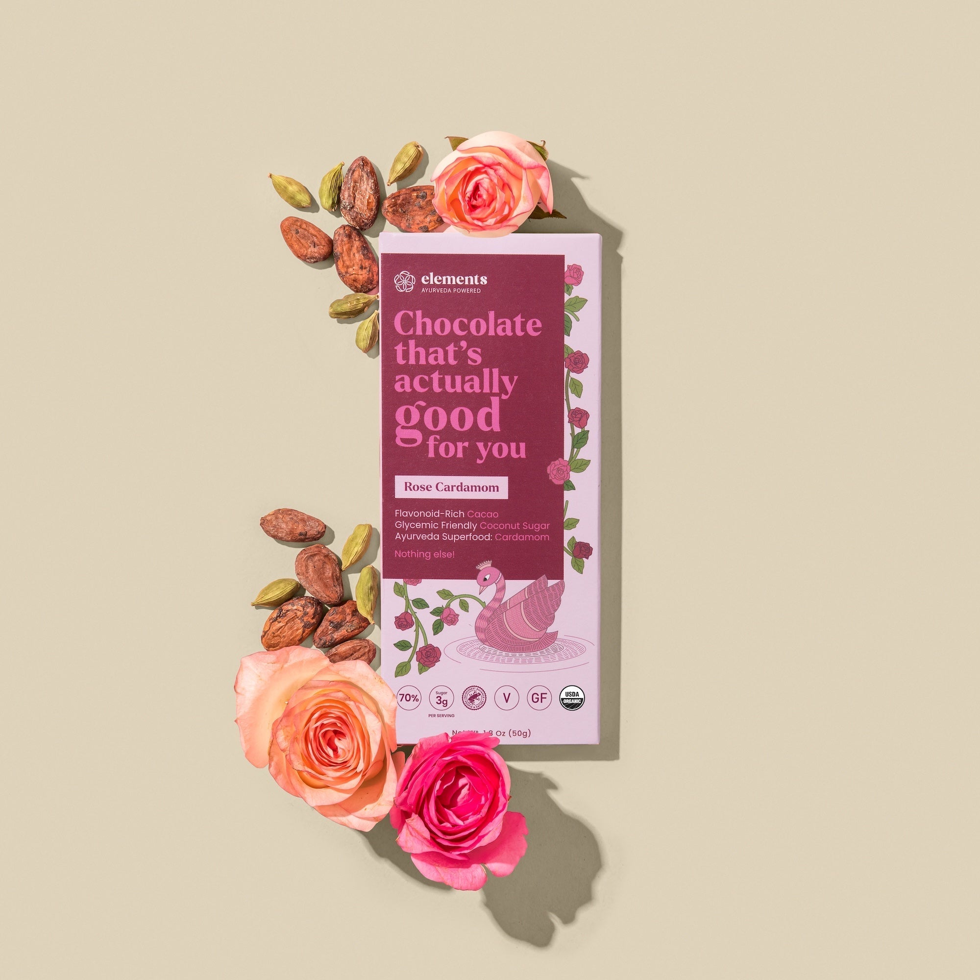 Elements Truffles Rose Cardamom