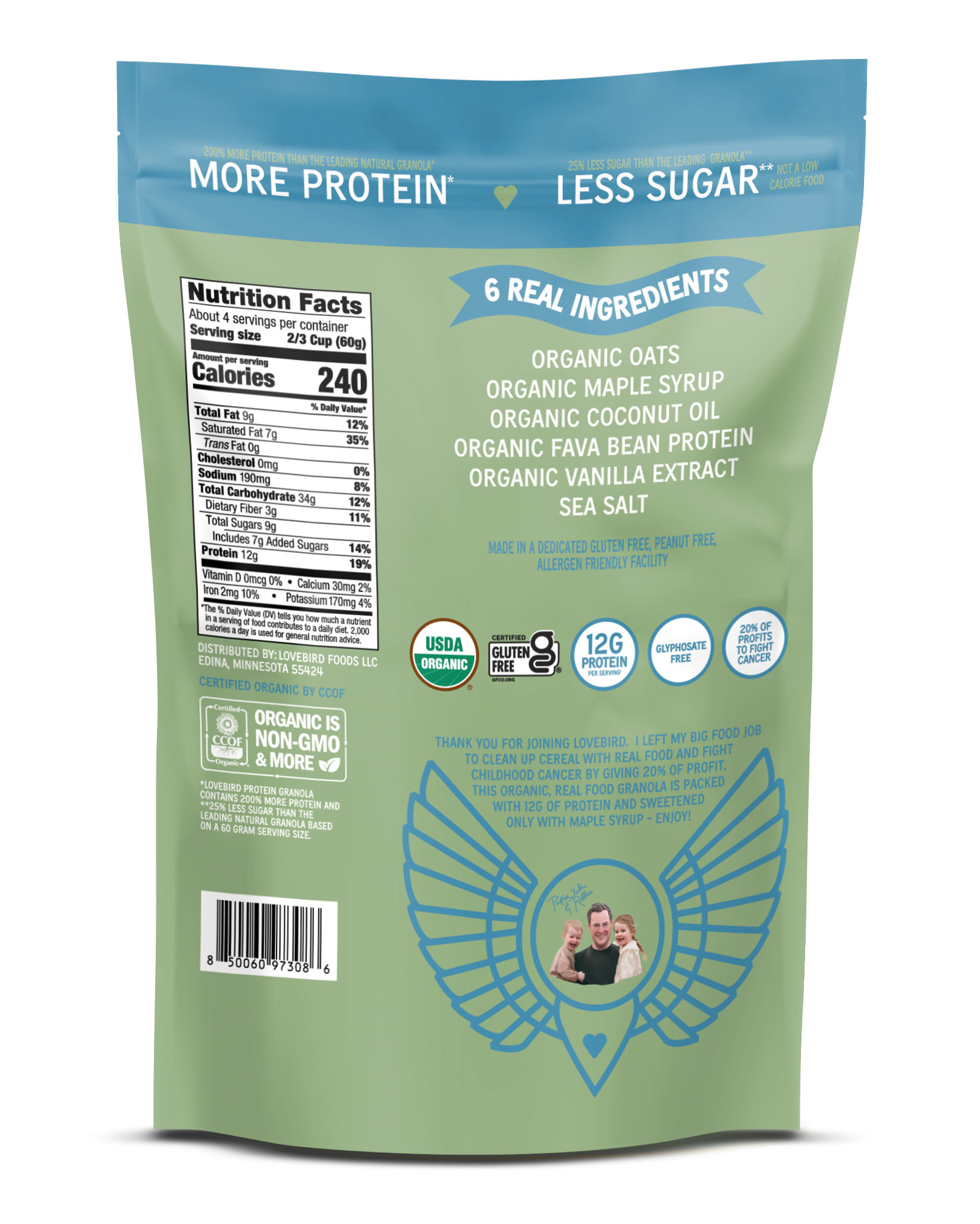 Lovebird Organic Protein Granola Variety Pack