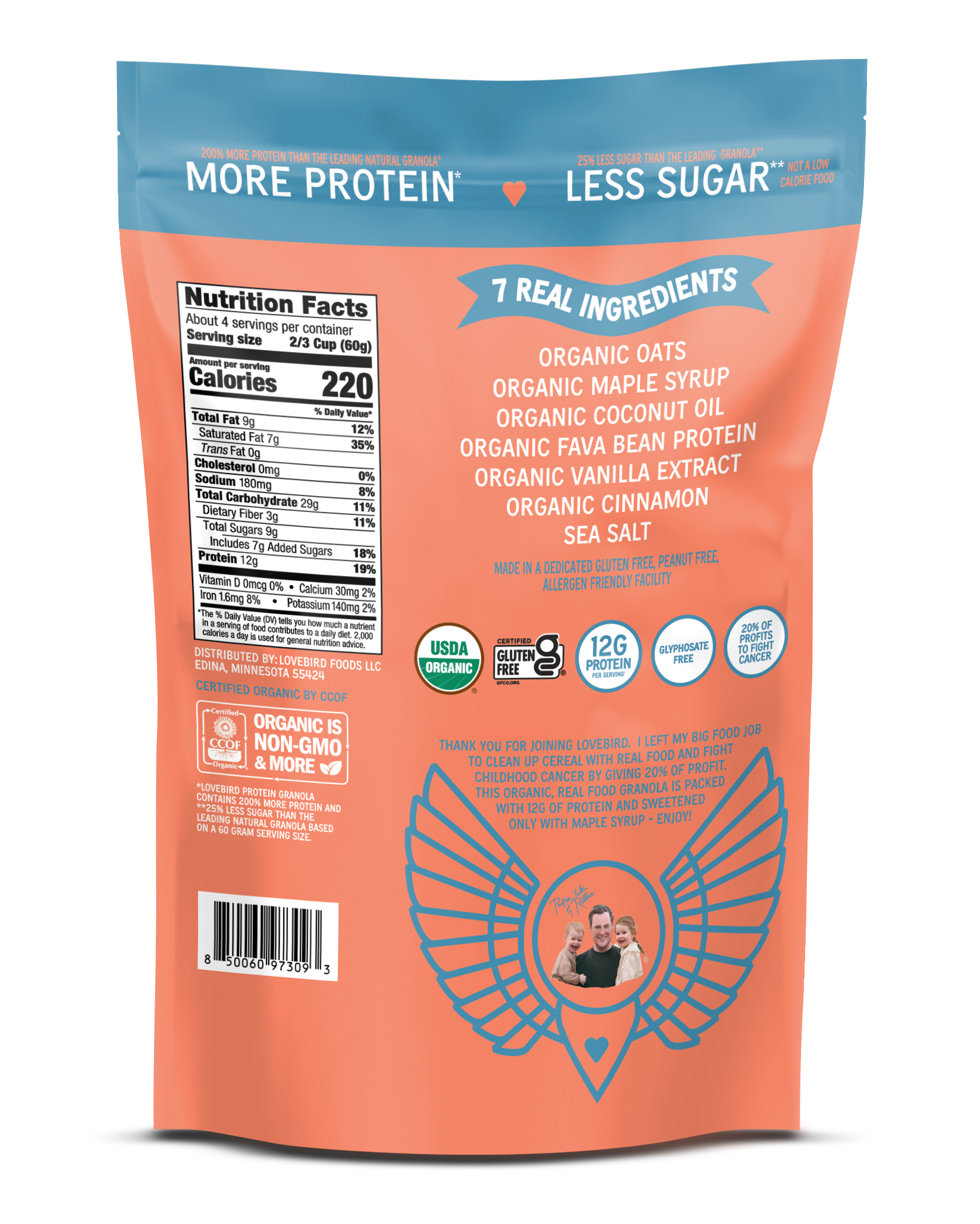 Lovebird Organic Protein Granola Variety Pack