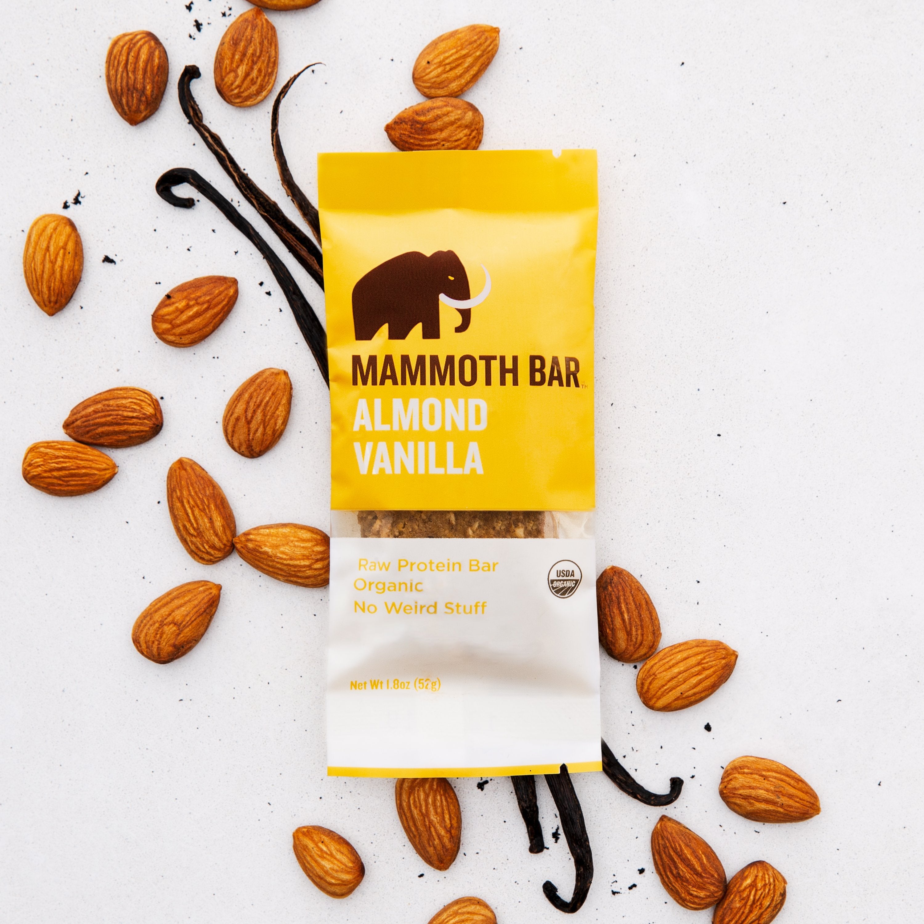 Mammoth Bar ALMOND VANILLA 10 Pack