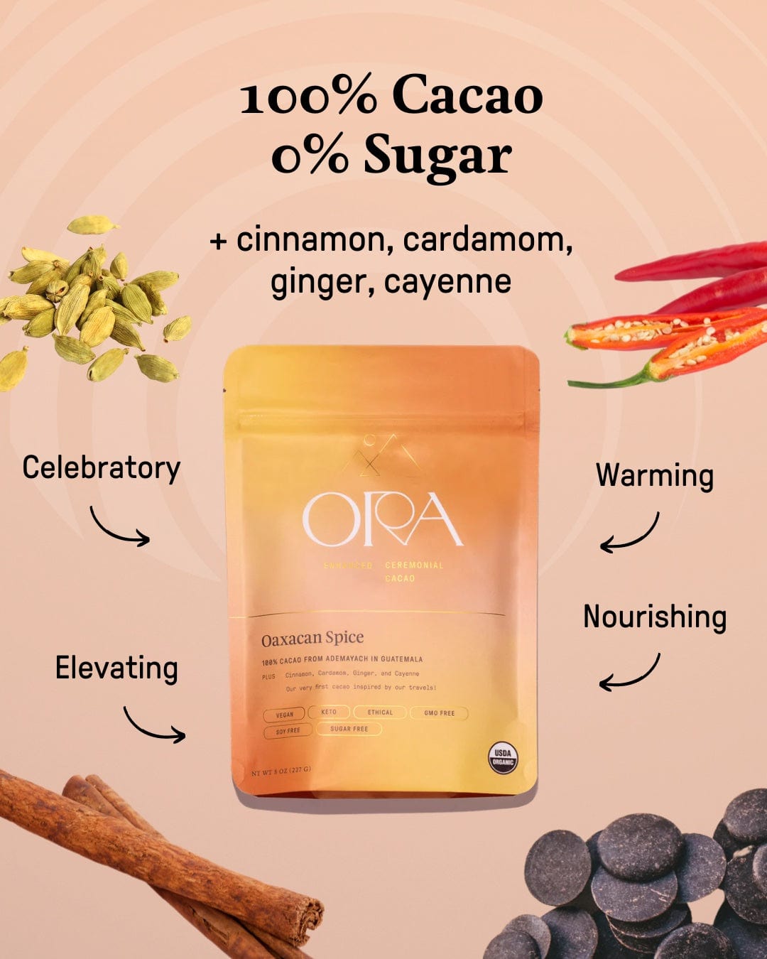 Ora Cacao Oaxacan Spice Cacao