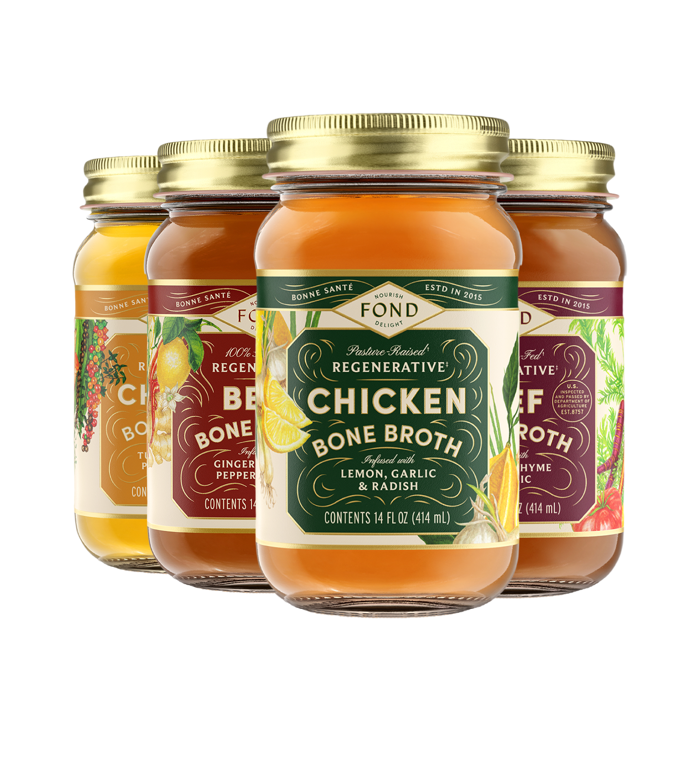 FOND Beef & Chicken Bone Broth - Bestsellers