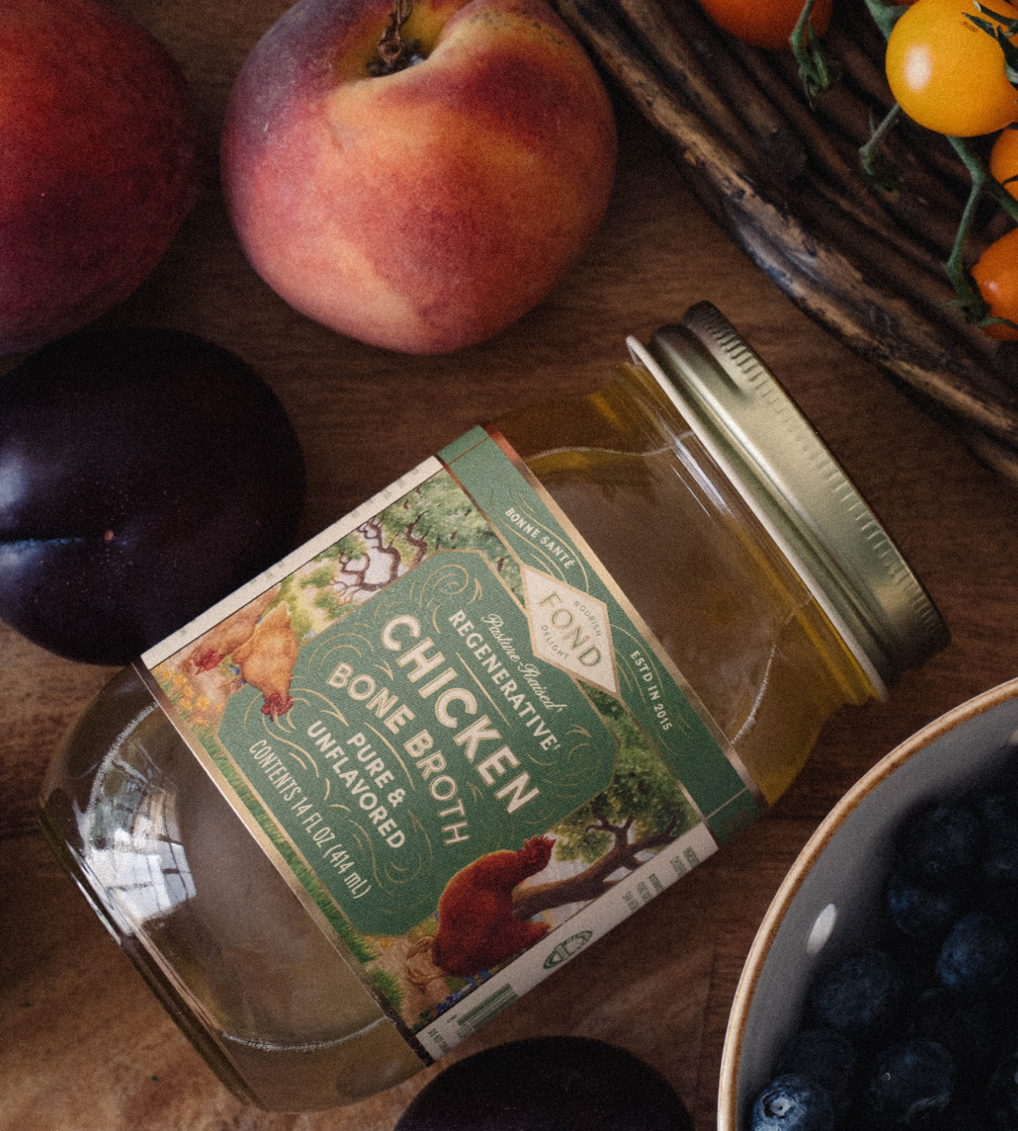 FOND Chicken Bone Broth - Pure & Unflavored