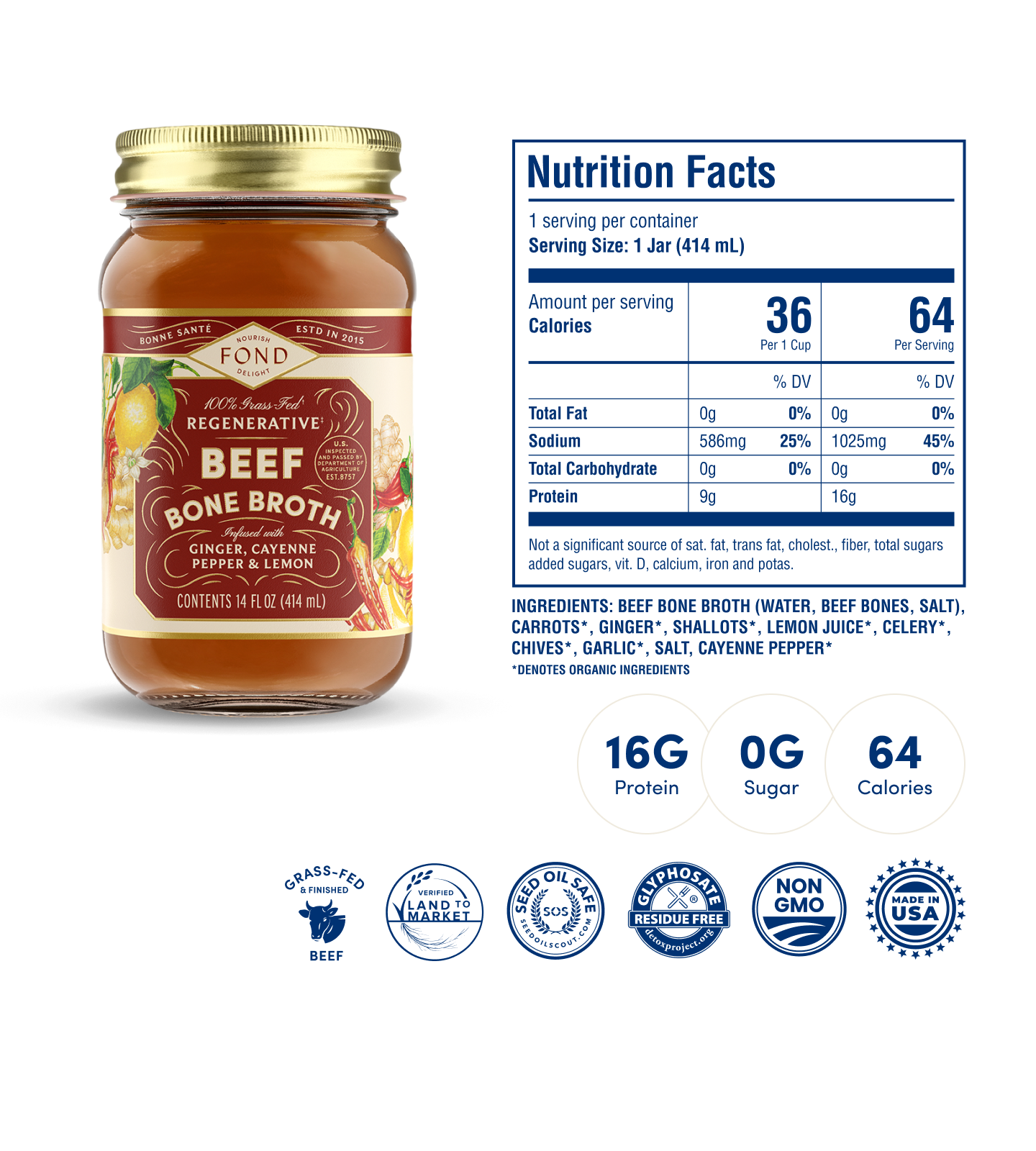 FOND Beef & Chicken Bone Broth - Bestsellers