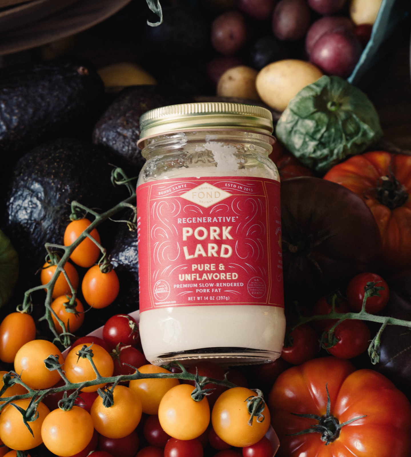 FOND Pork Lard - Pure & Unflavored