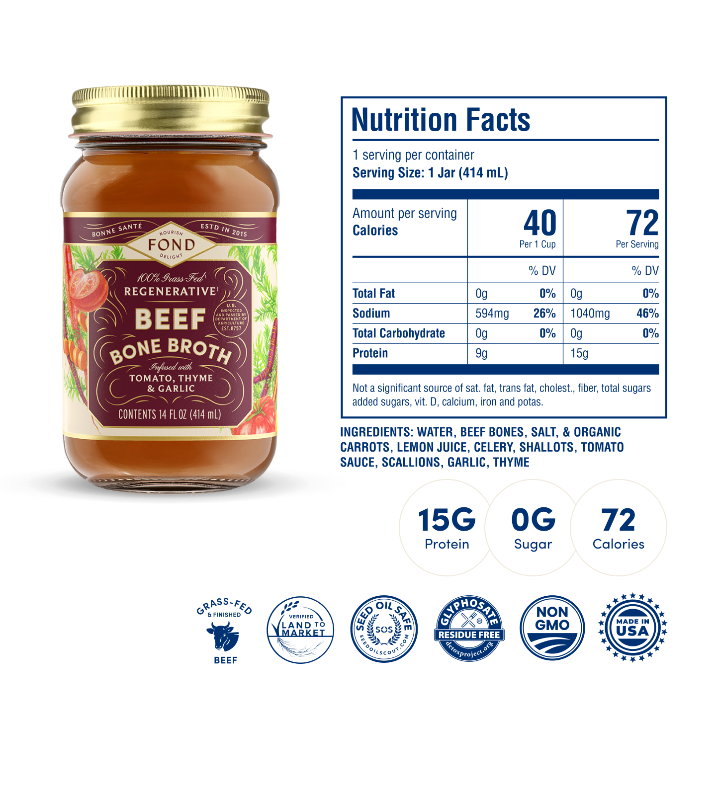 FOND Beef & Chicken Bone Broth - Bestsellers