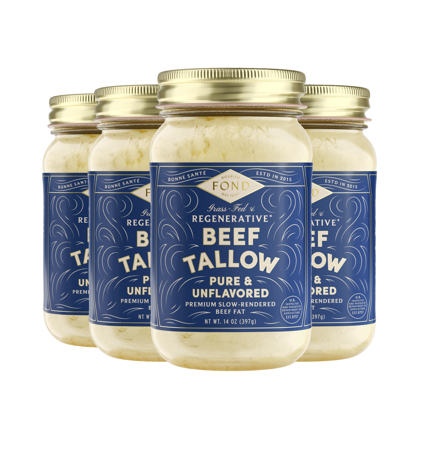 FOND Beef Tallow - Pure & Unflavored
