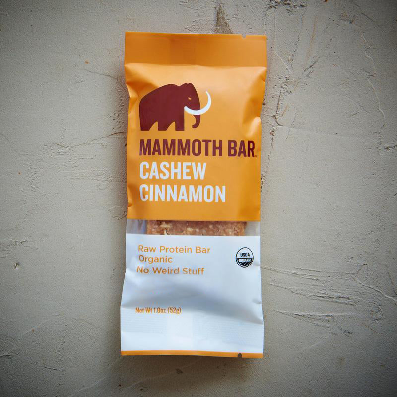 Mammoth Bar CASHEW CINNAMON 10 Pack