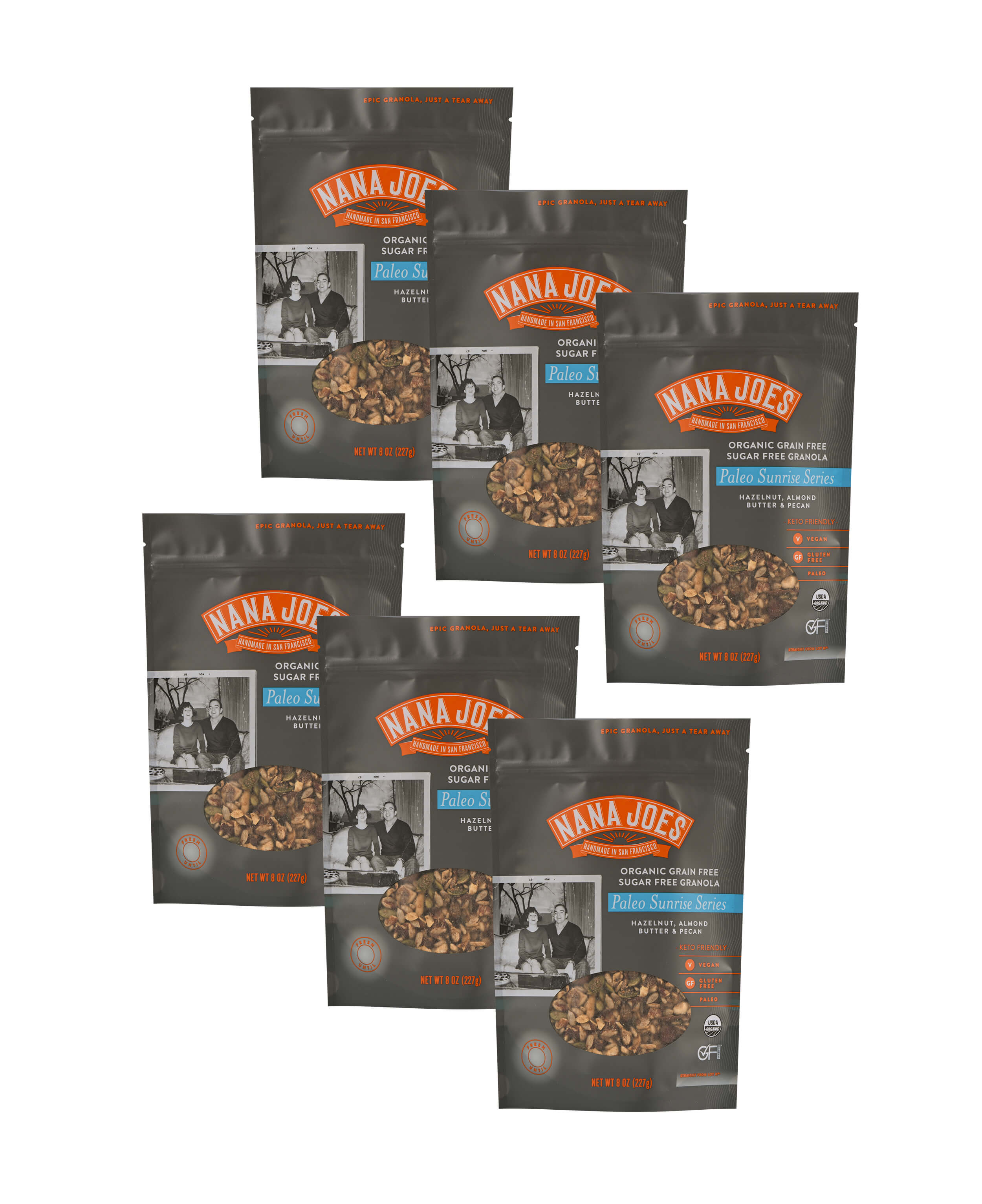 Nana Joes Organic Paleo Hazelnut, Almond Butter & Pecan (Keto-Friendly)