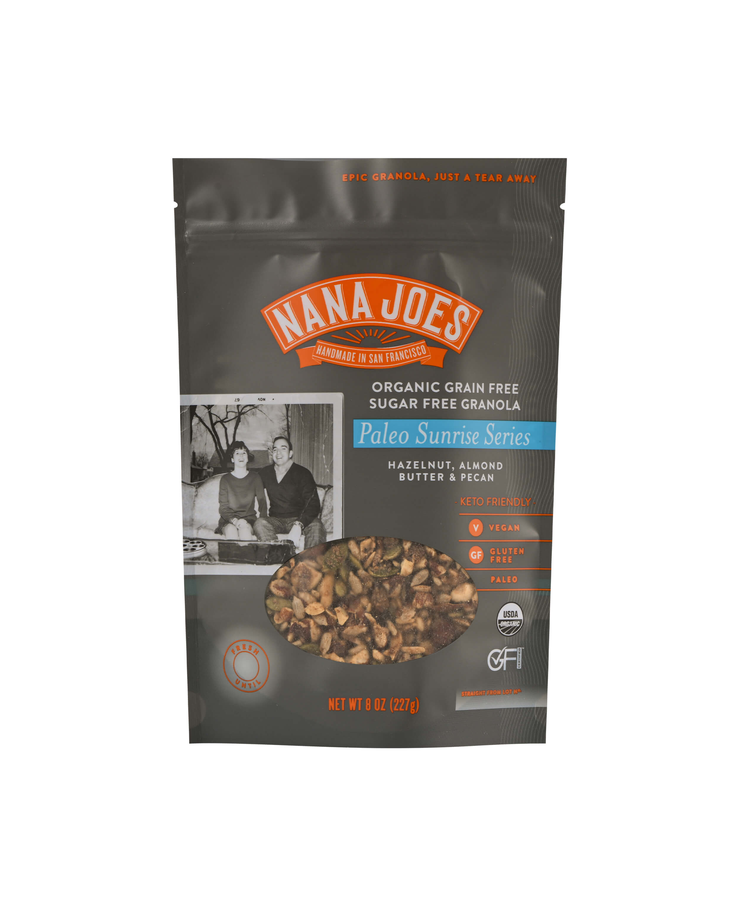 Nana Joes Organic Paleo Hazelnut, Almond Butter & Pecan (Keto-Friendly)