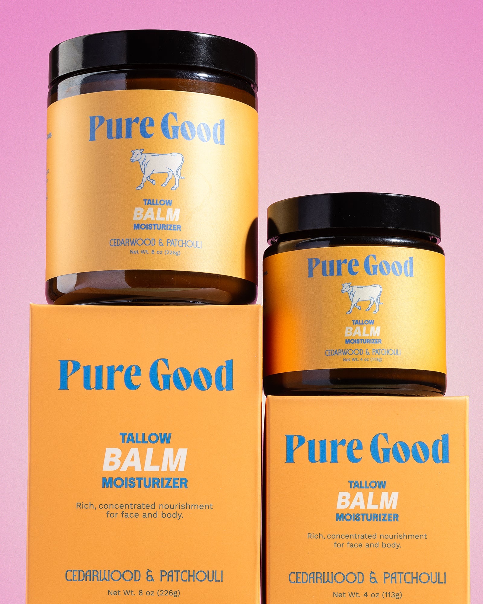 Pure Good Cedarwood + Patchouli Tallow Balm