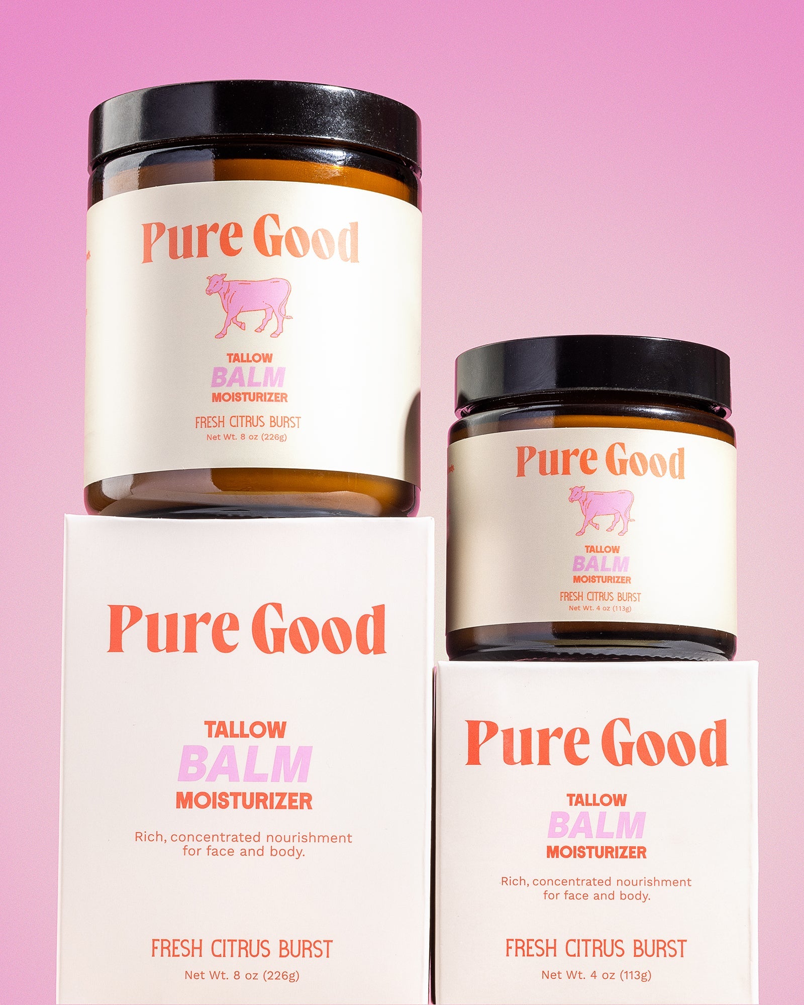 Pure Good Fresh Citrus Burst Tallow Balm