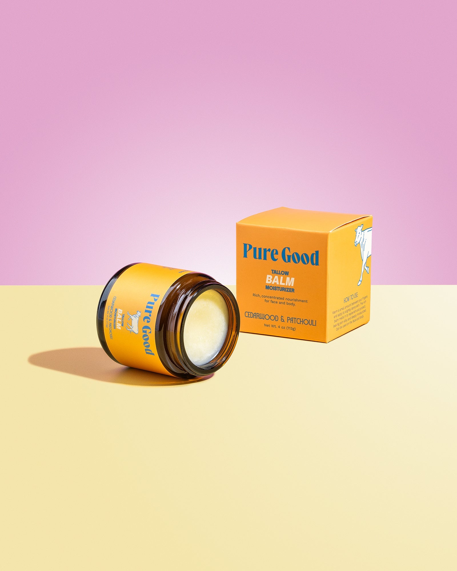 Pure Good Cedarwood + Patchouli Tallow Balm