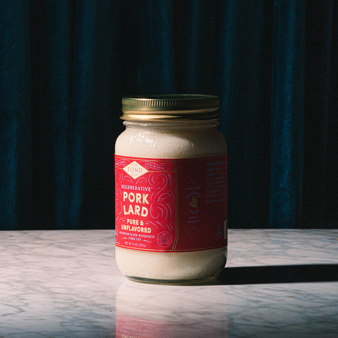 FOND Pork Lard - Pure & Unflavored